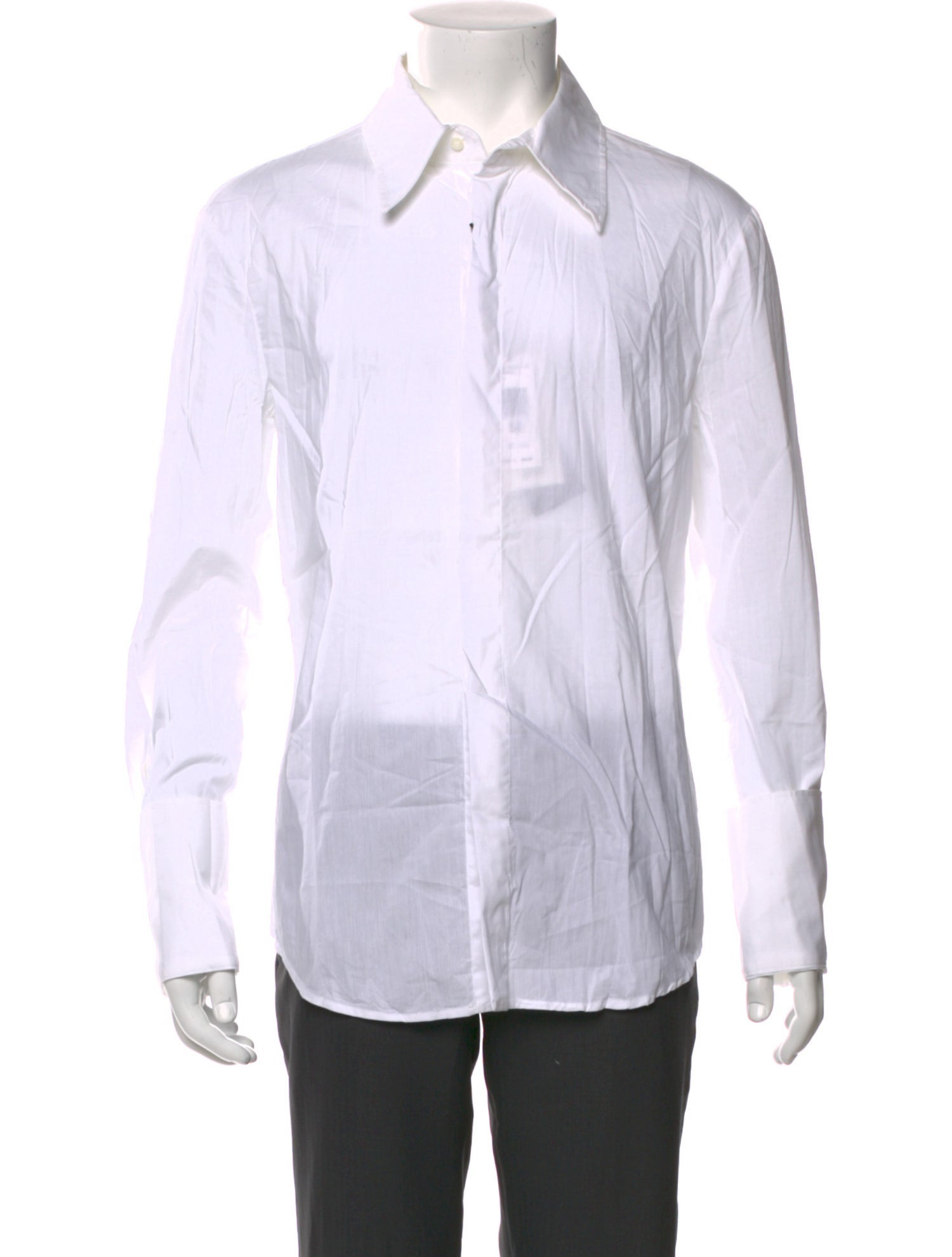 Just Cavalli Long Sleeve Tuxedo Shirt