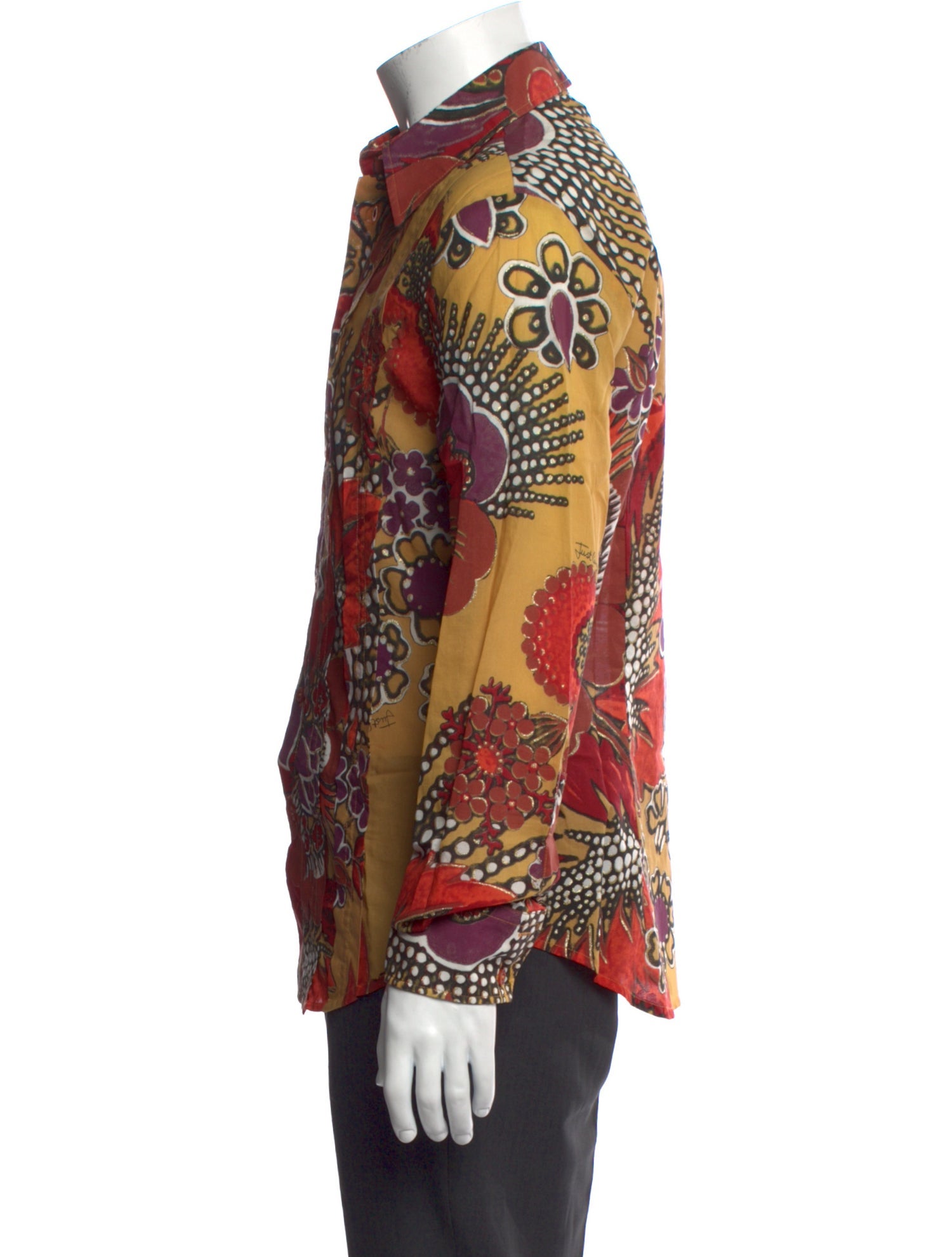 Just Cavalli Vintage 2000's Dress Shirt