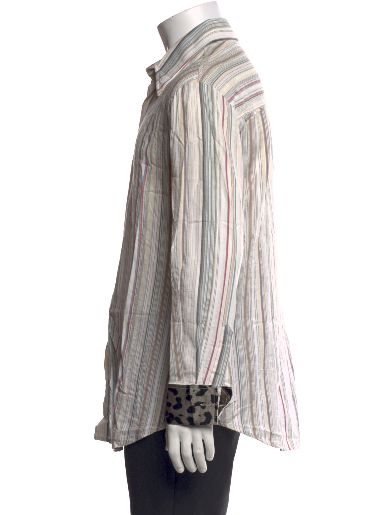 Just Cavalli Striped Long Sleeve Dress Shirt
