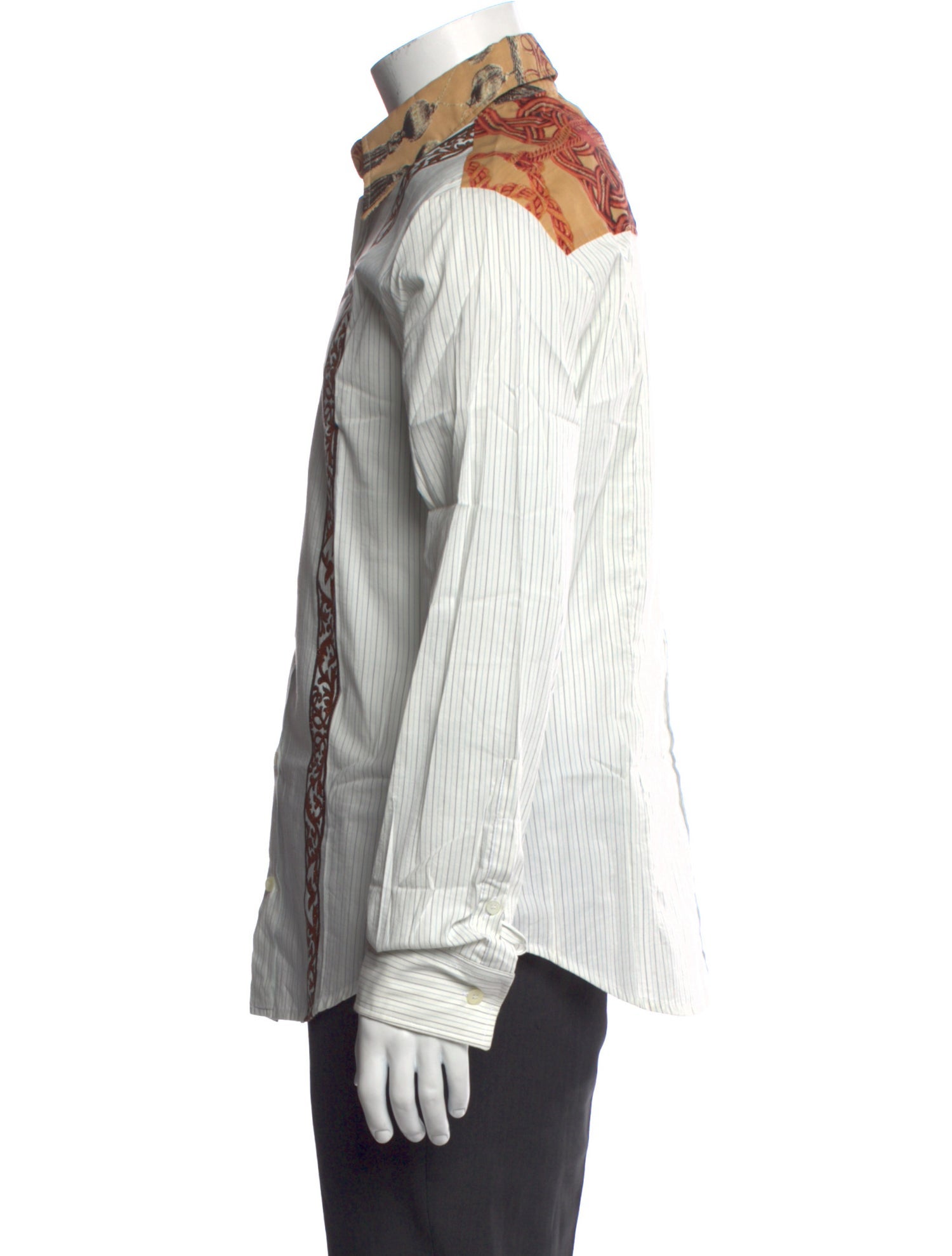 Just Cavalli 2000's Striped Dress Shirt