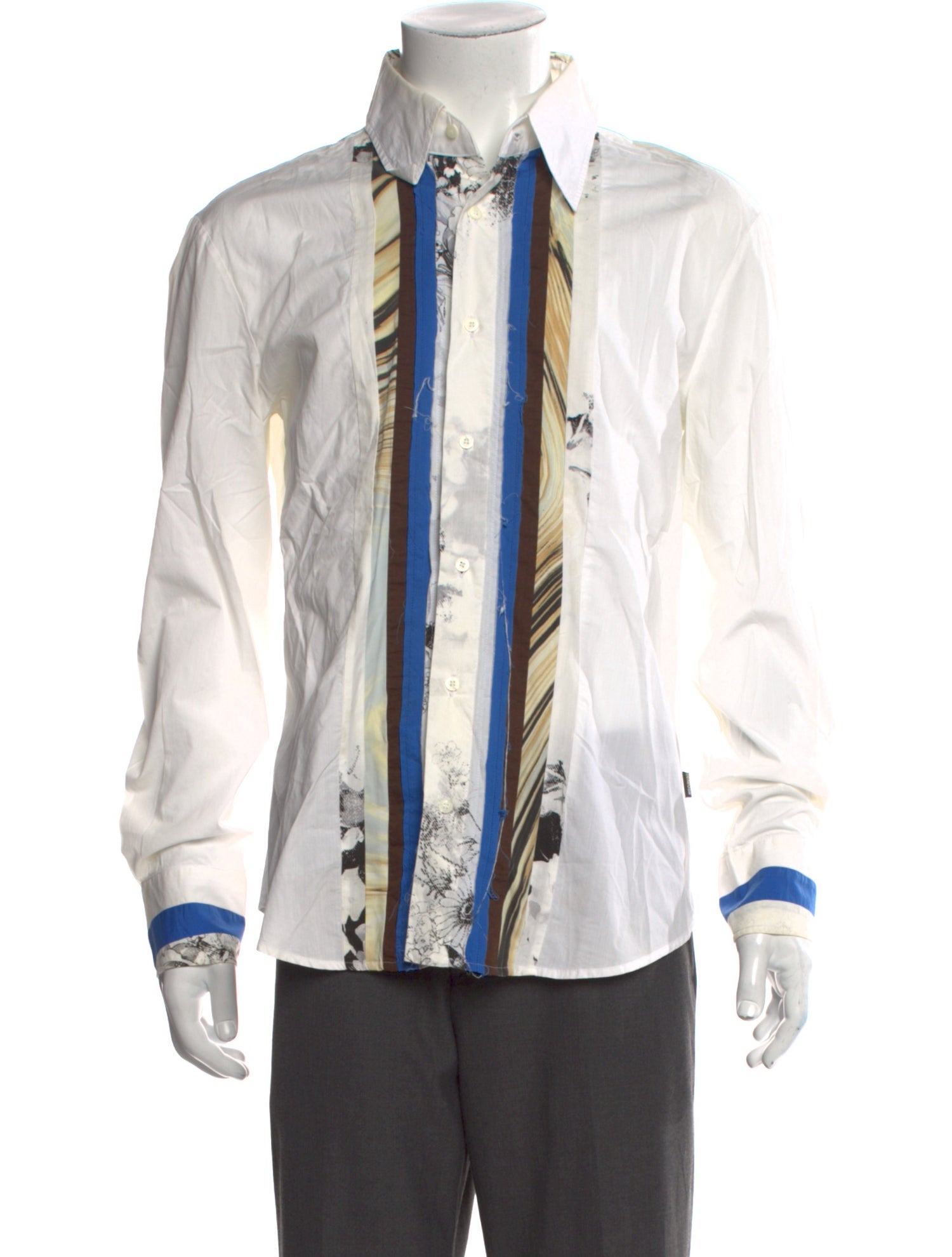 Just Cavalli Striped Long Sleeve Shirt