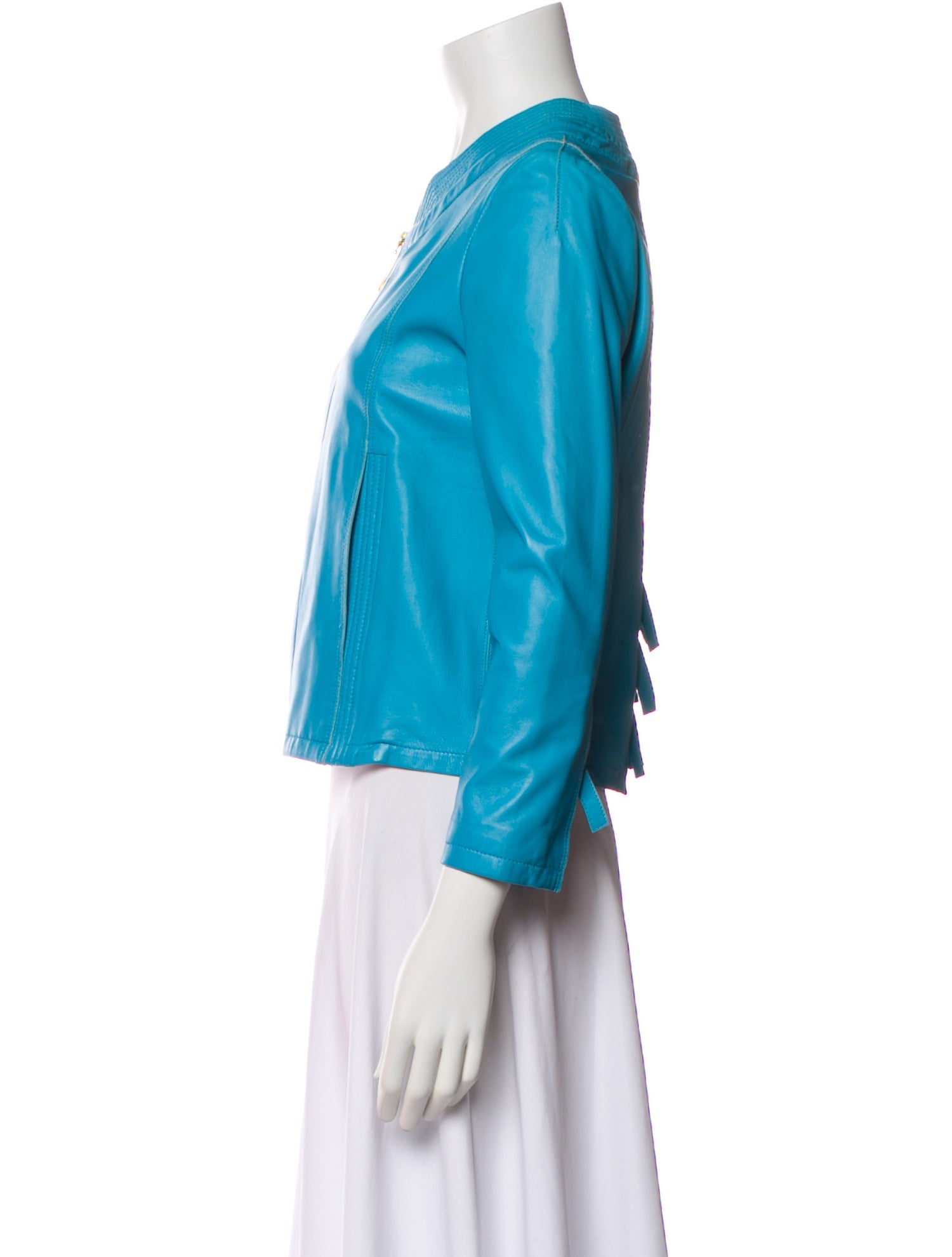 Just Cavalli Leather Biker Jacket