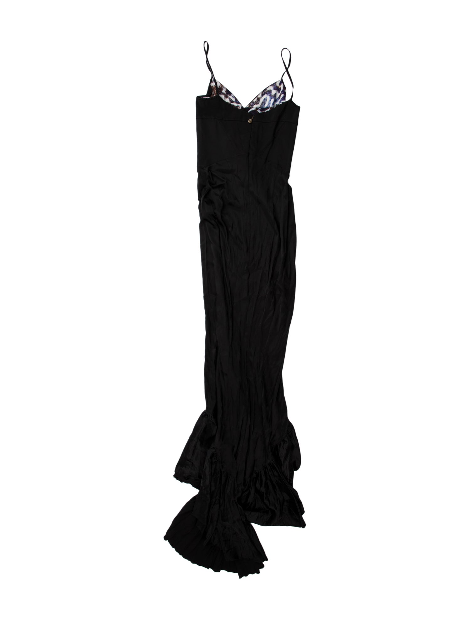 Just Cavalli Square Neckline Long Dress