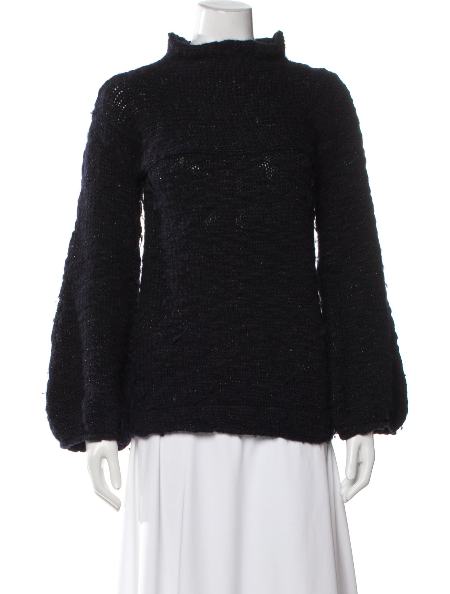Just Cavalli Wool Mock Neck Sweater