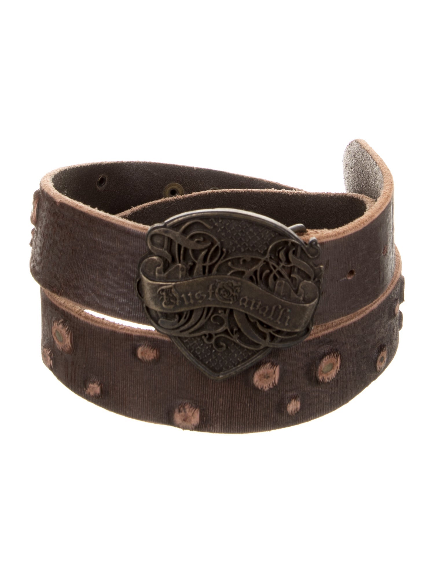 Just Cavalli Leather Waist Belt