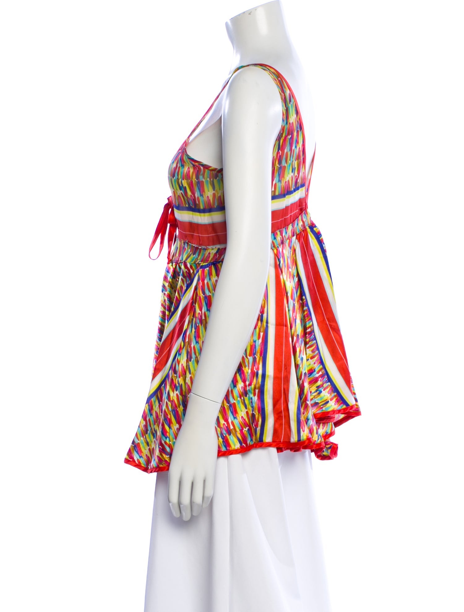 Just Cavalli Patterned V-Neck Top