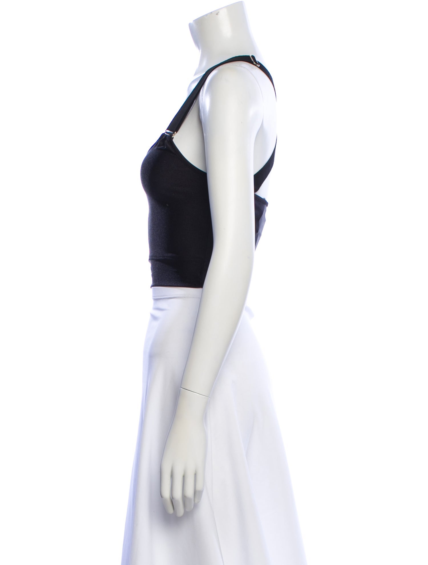 Just Cavalli Square Neckline Sleeveless Crop Top w/ Tags