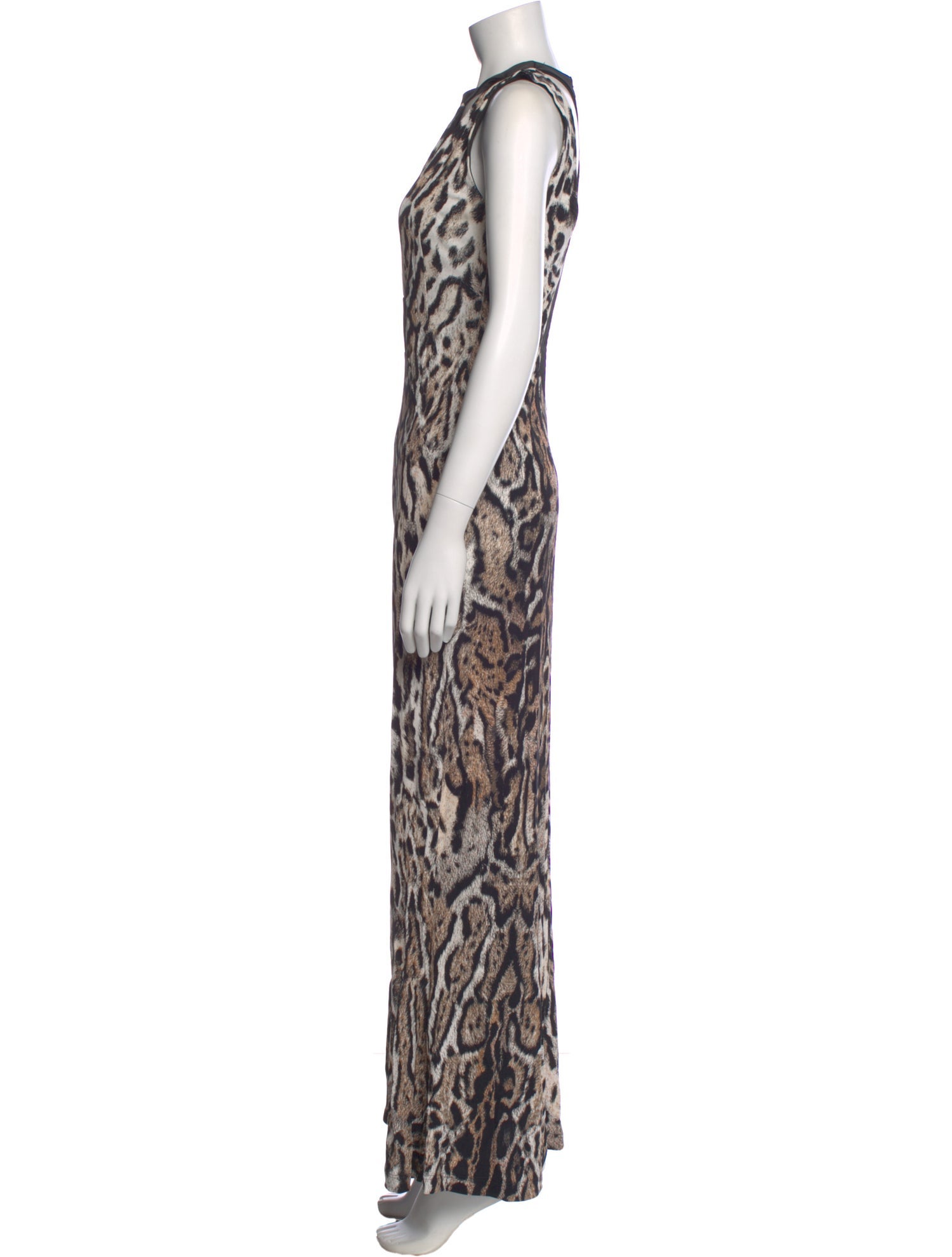Just Cavalli Animal Print Long Dress