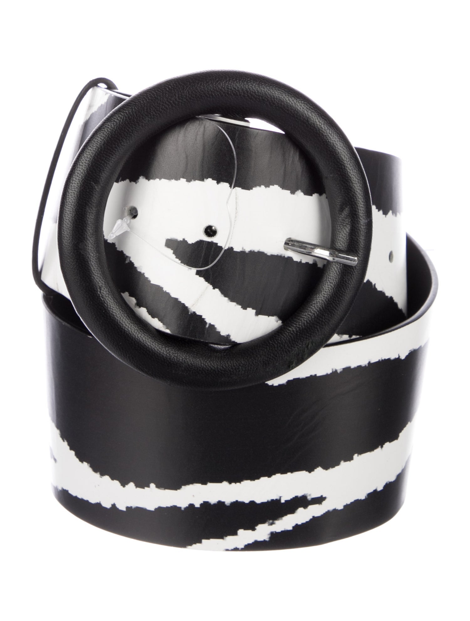 Just Cavalli Wide Calf Leather Waist Belt