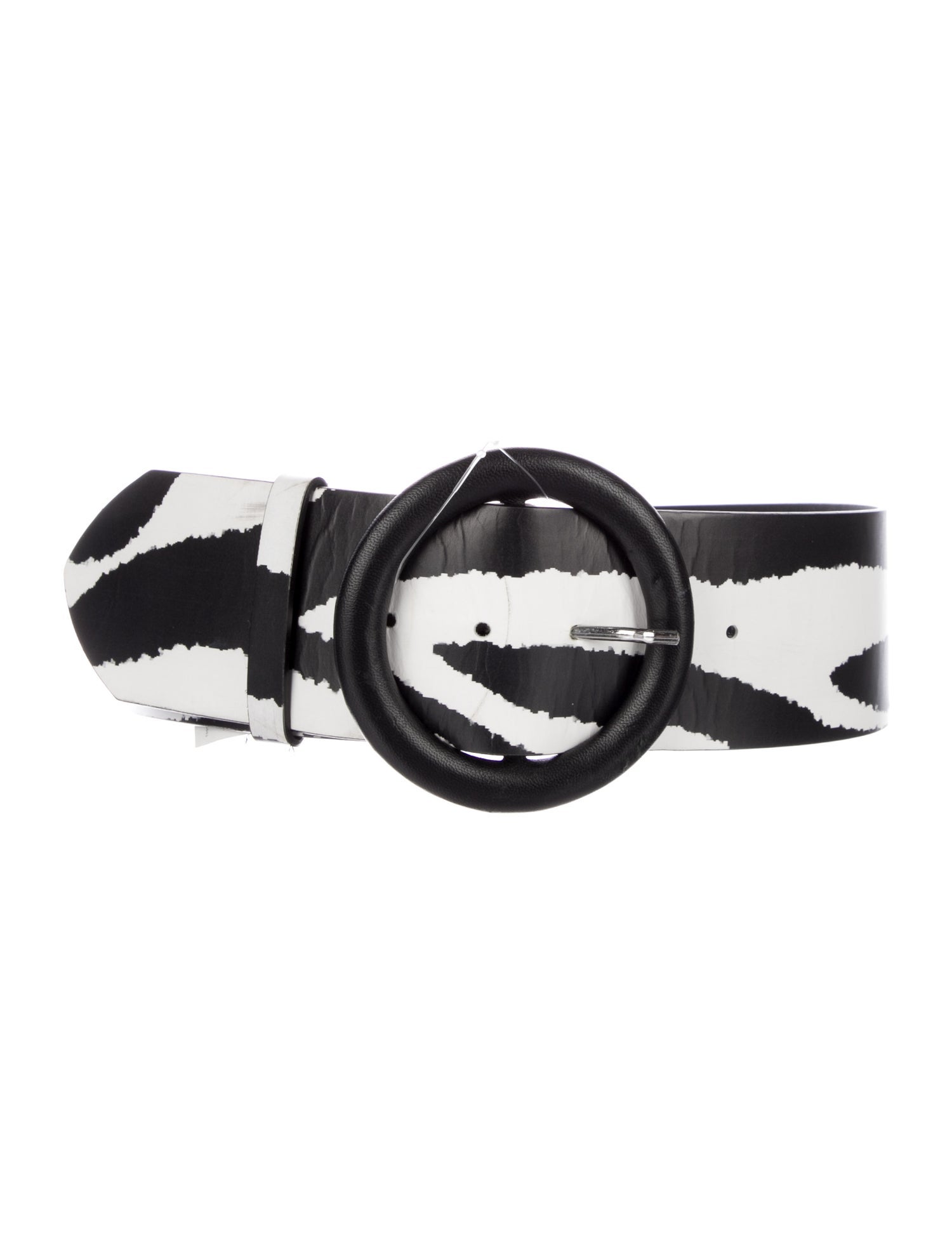 Just Cavalli Wide Calf Leather Waist Belt