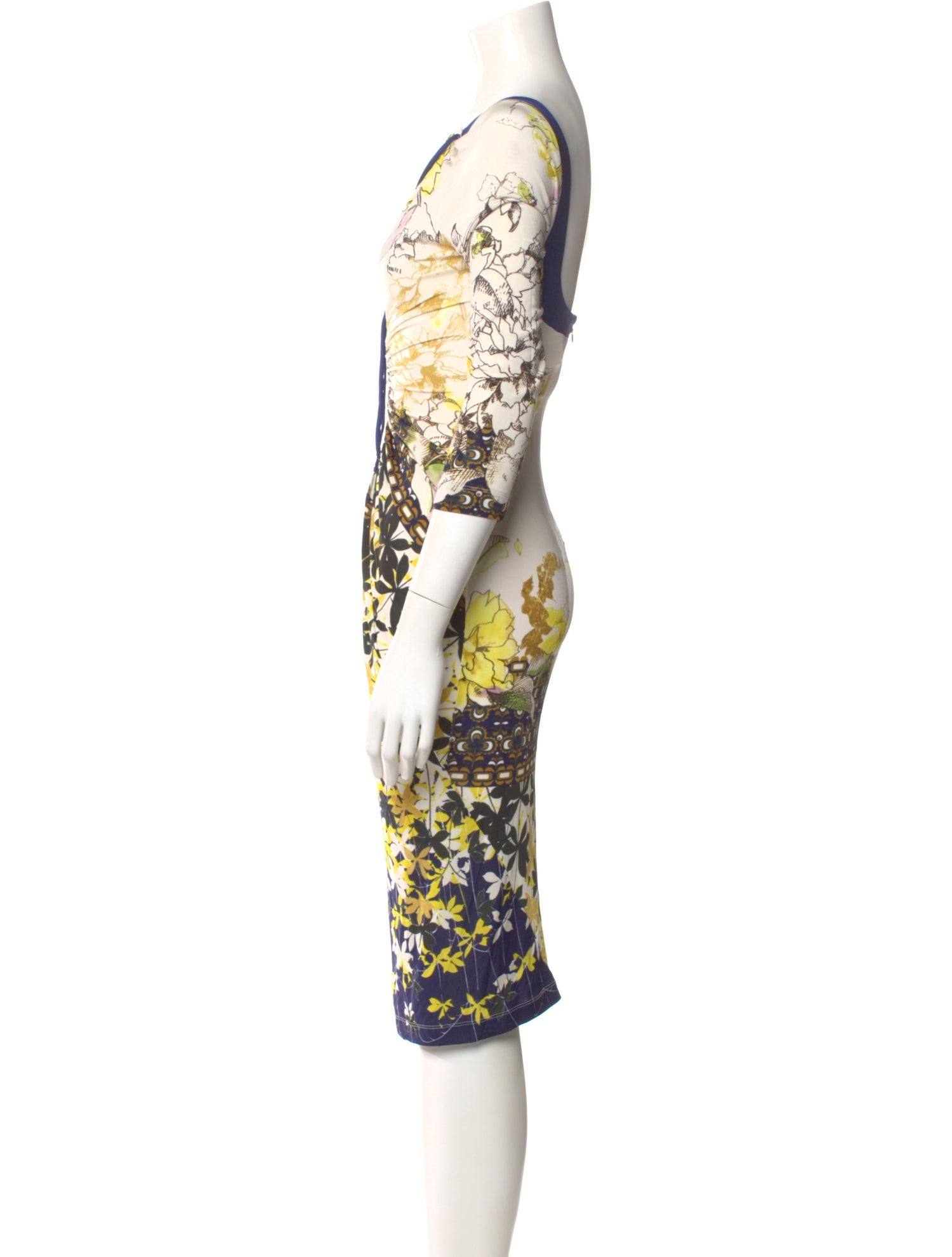 Just Cavalli Printed Knee-Length Dress