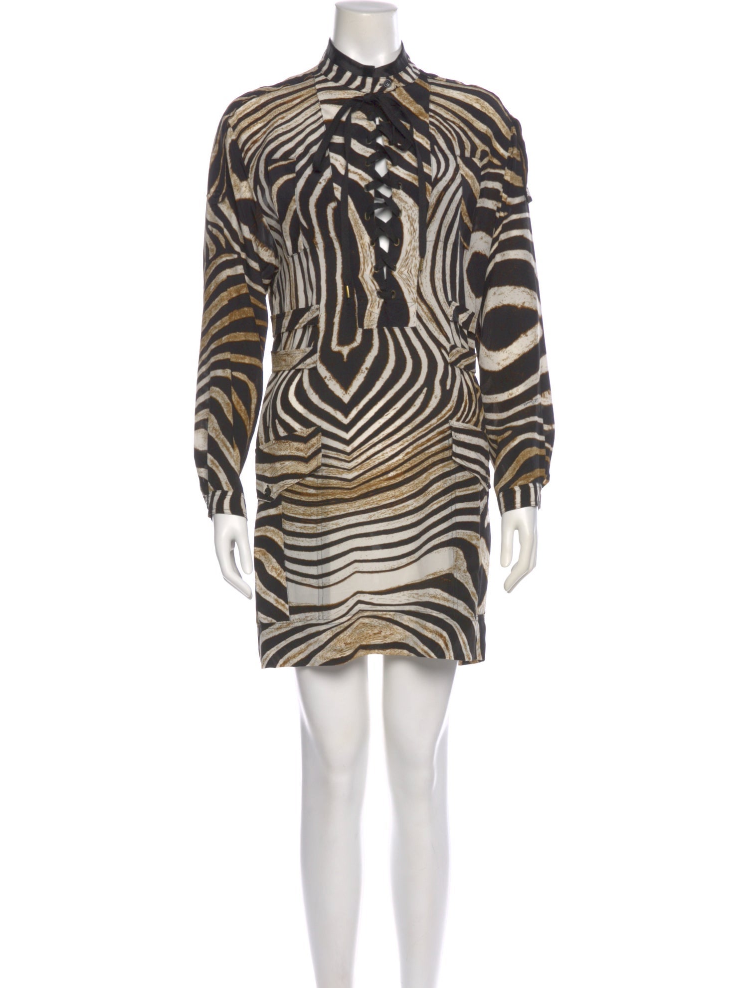 Just Cavalli Silk Mini Dress