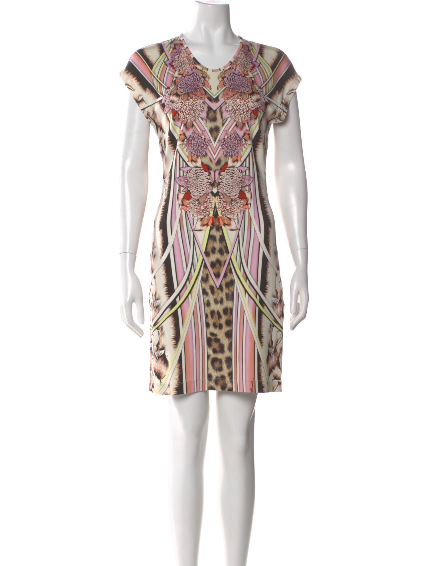 Just Cavalli Printed Mini Dress