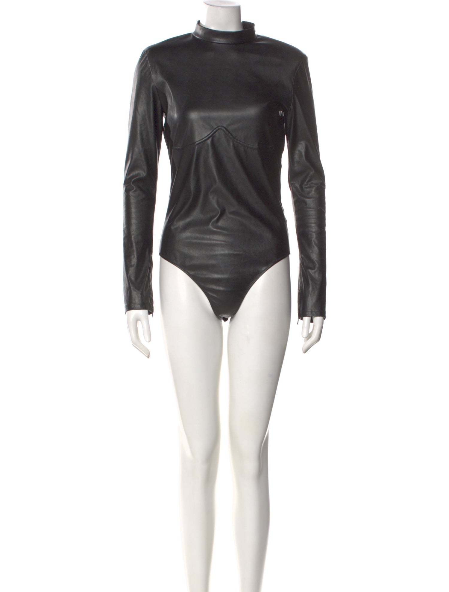 Just Cavalli Mock Neck Long Sleeve Bodysuit