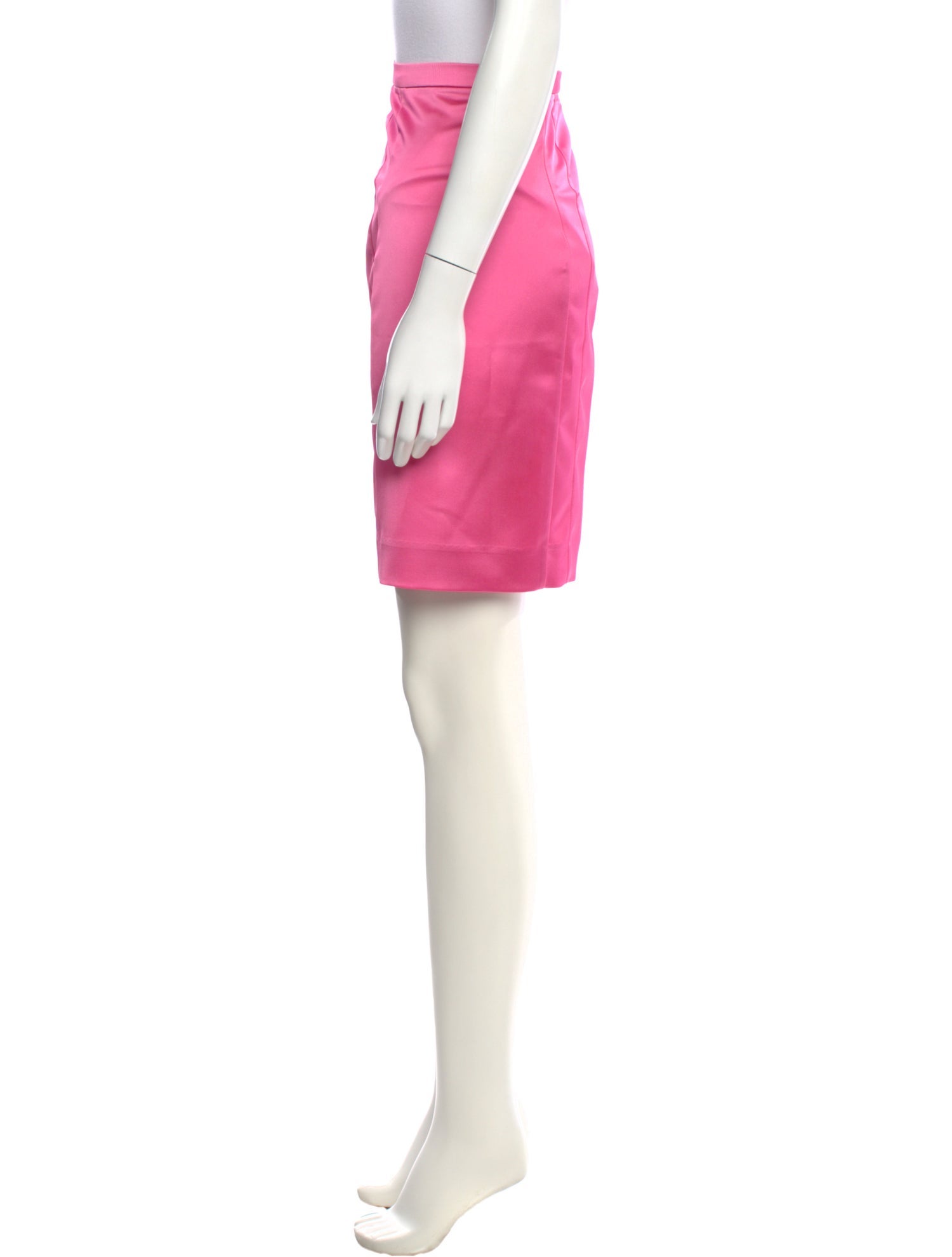 Just Cavalli Satin Knee-Length Skirt