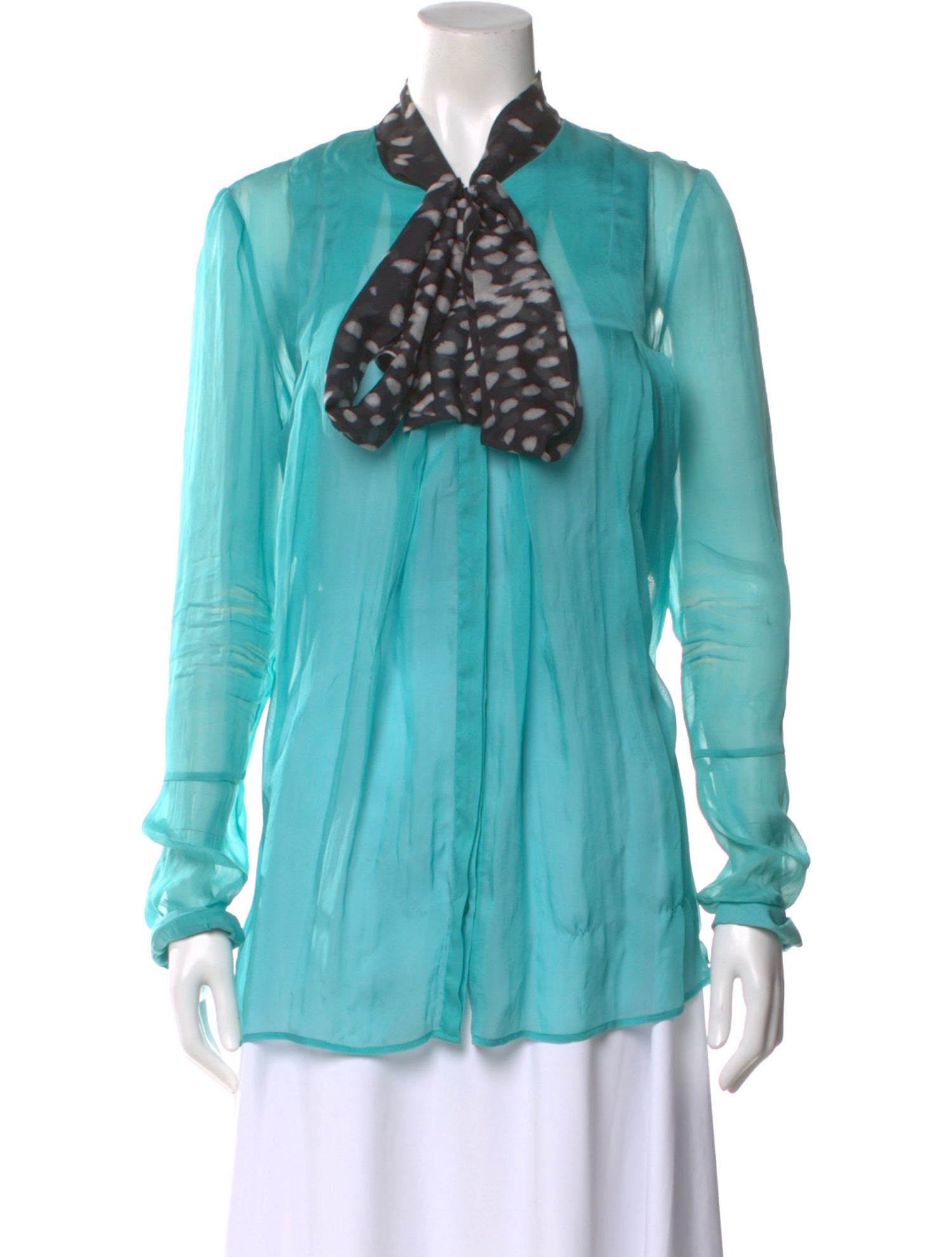 Just Cavalli Silk Patterned Blouse