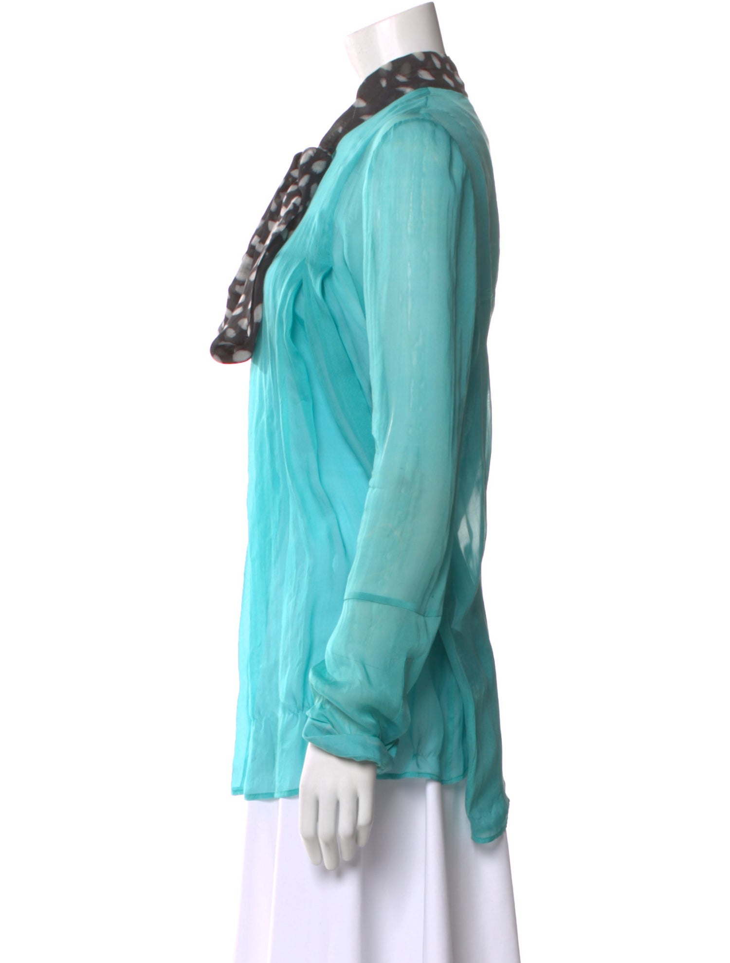 Just Cavalli Silk Patterned Blouse