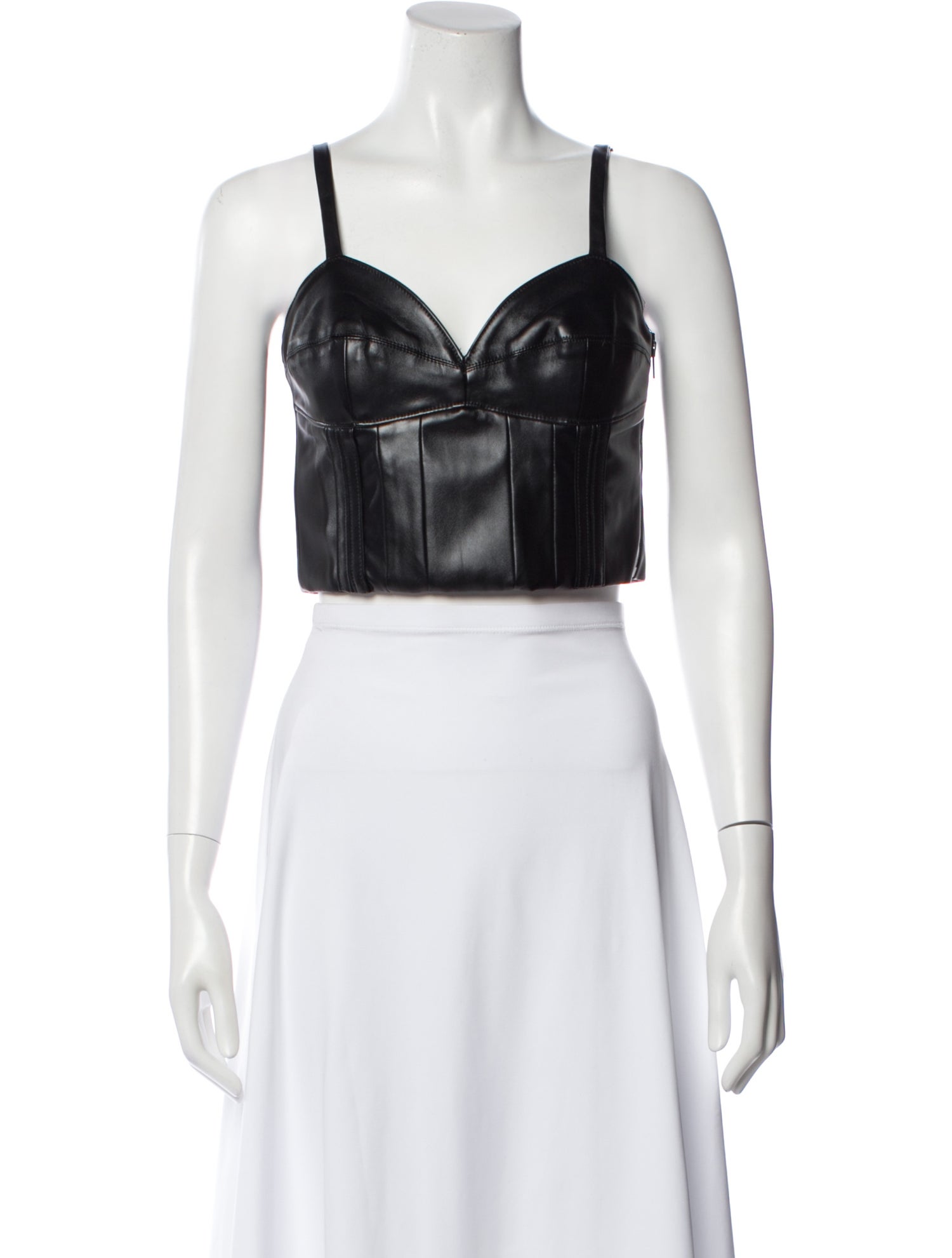 Just Cavalli V-Neck Sleeveless Crop Top w/ Tags