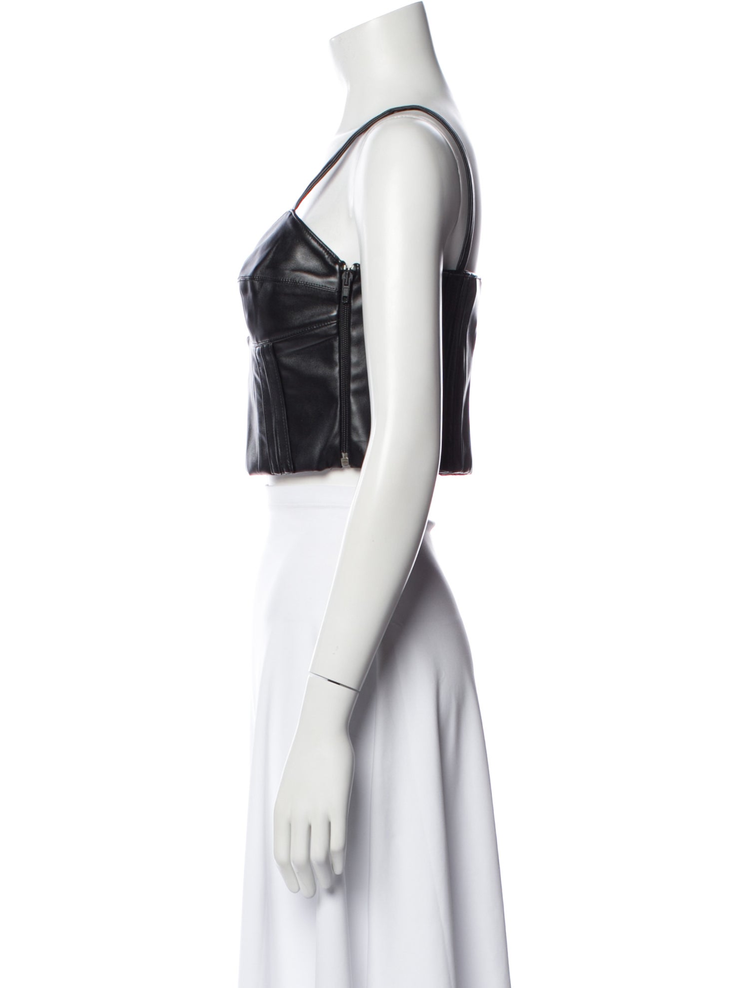 Just Cavalli V-Neck Sleeveless Crop Top w/ Tags