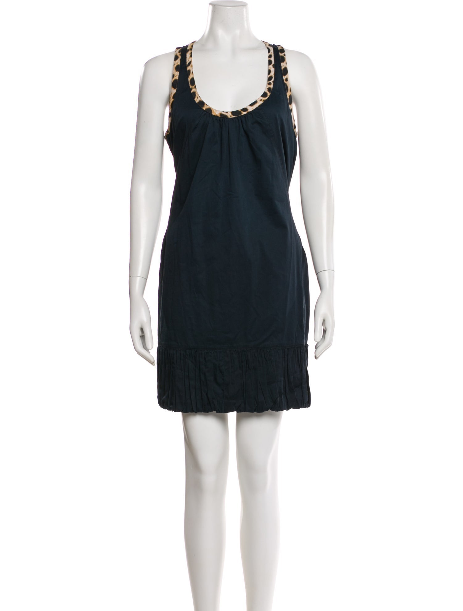 Just Cavalli Scoop Neck Mini Dress