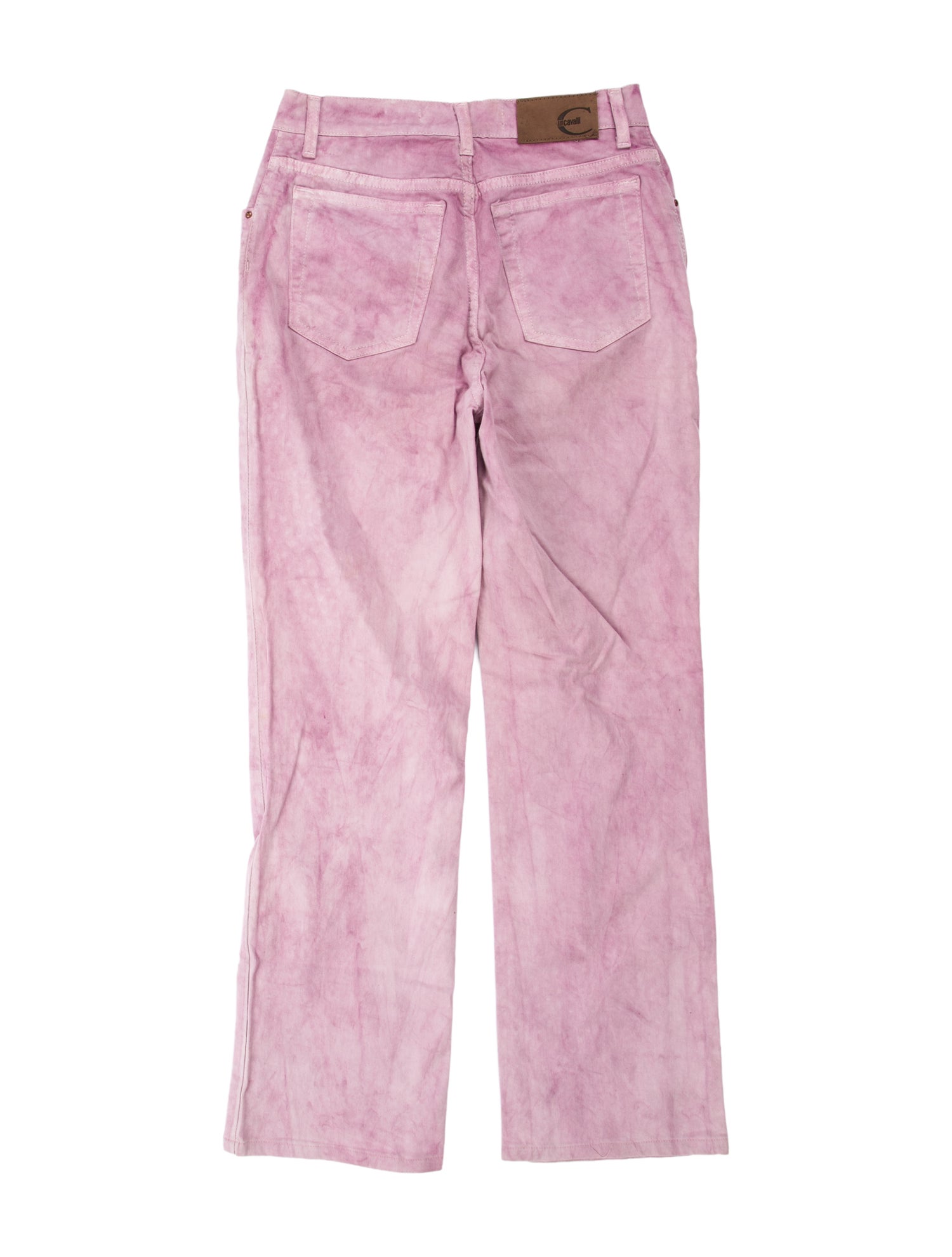 Just Cavalli Tie-Dye Print Straight Leg Pants
