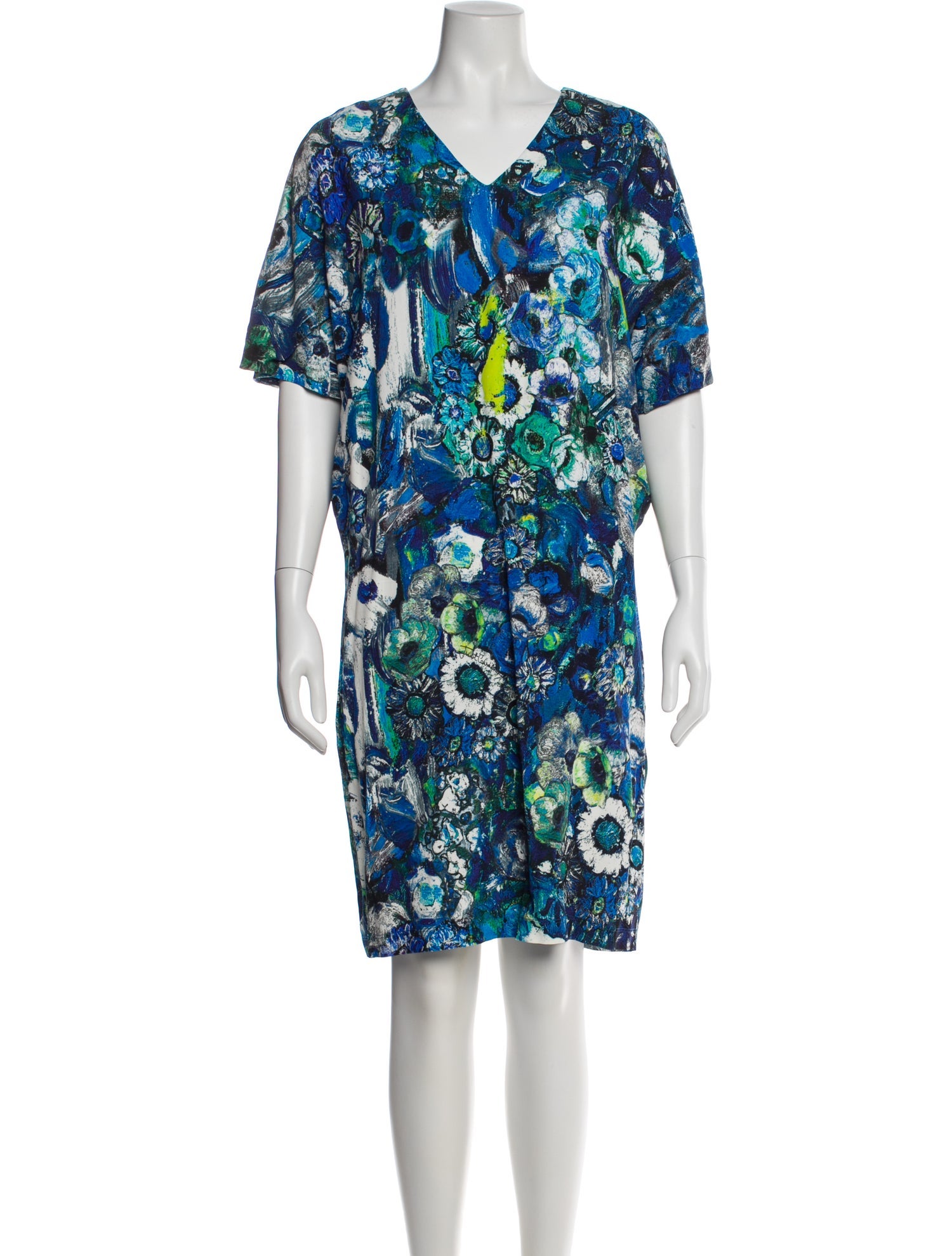 Just Cavalli Floral Print Knee-Length Dress