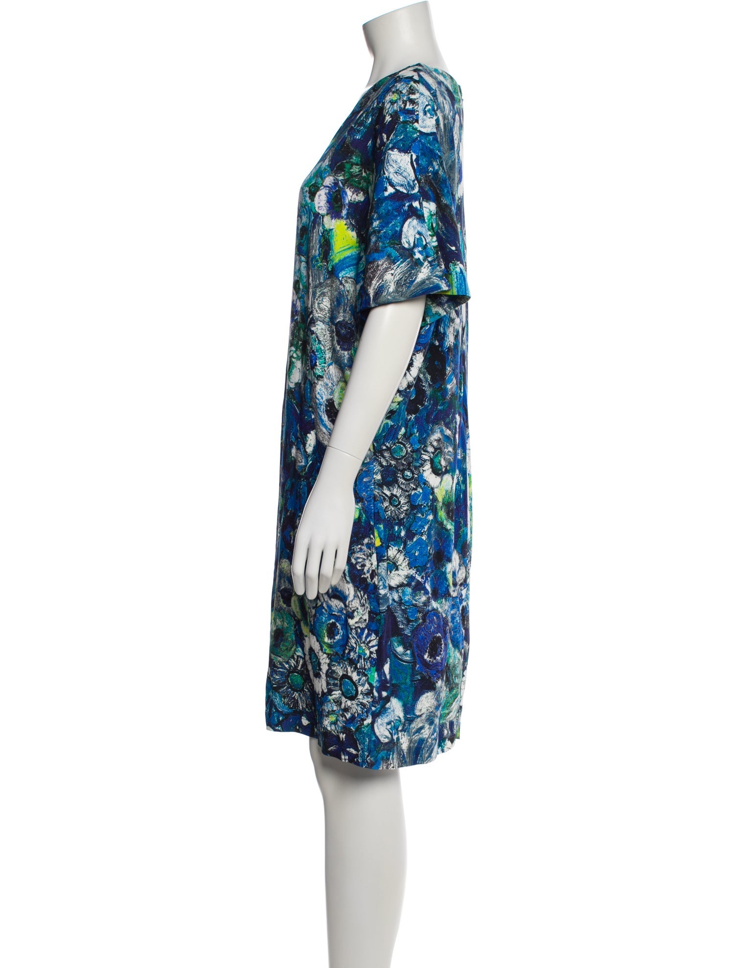 Just Cavalli Floral Print Knee-Length Dress
