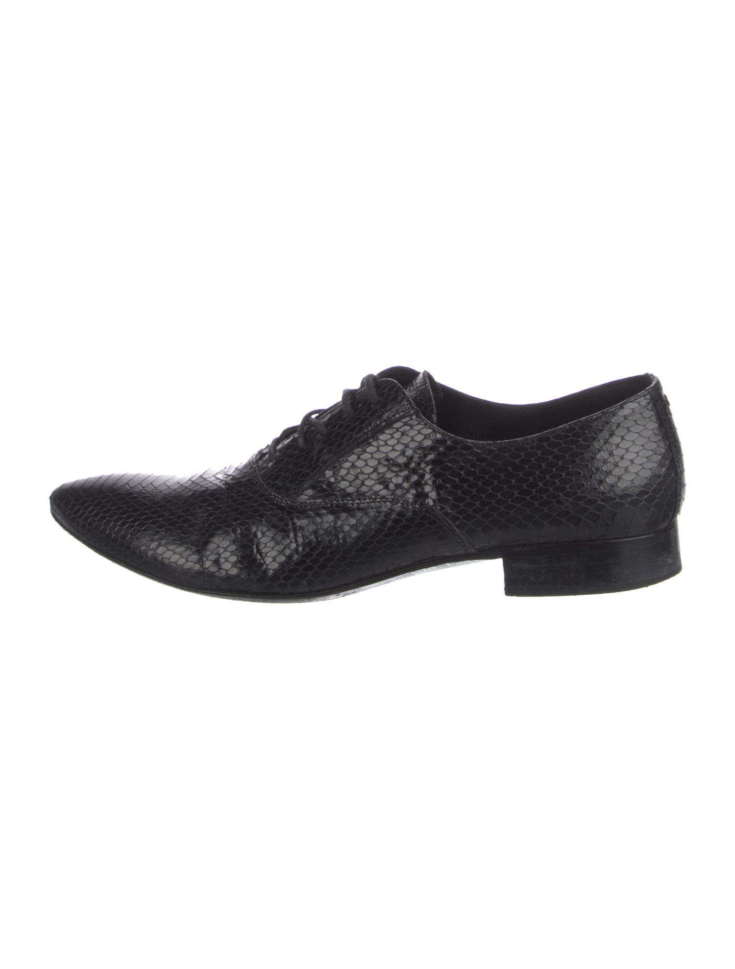 Just Cavalli Snakeskin Oxfords