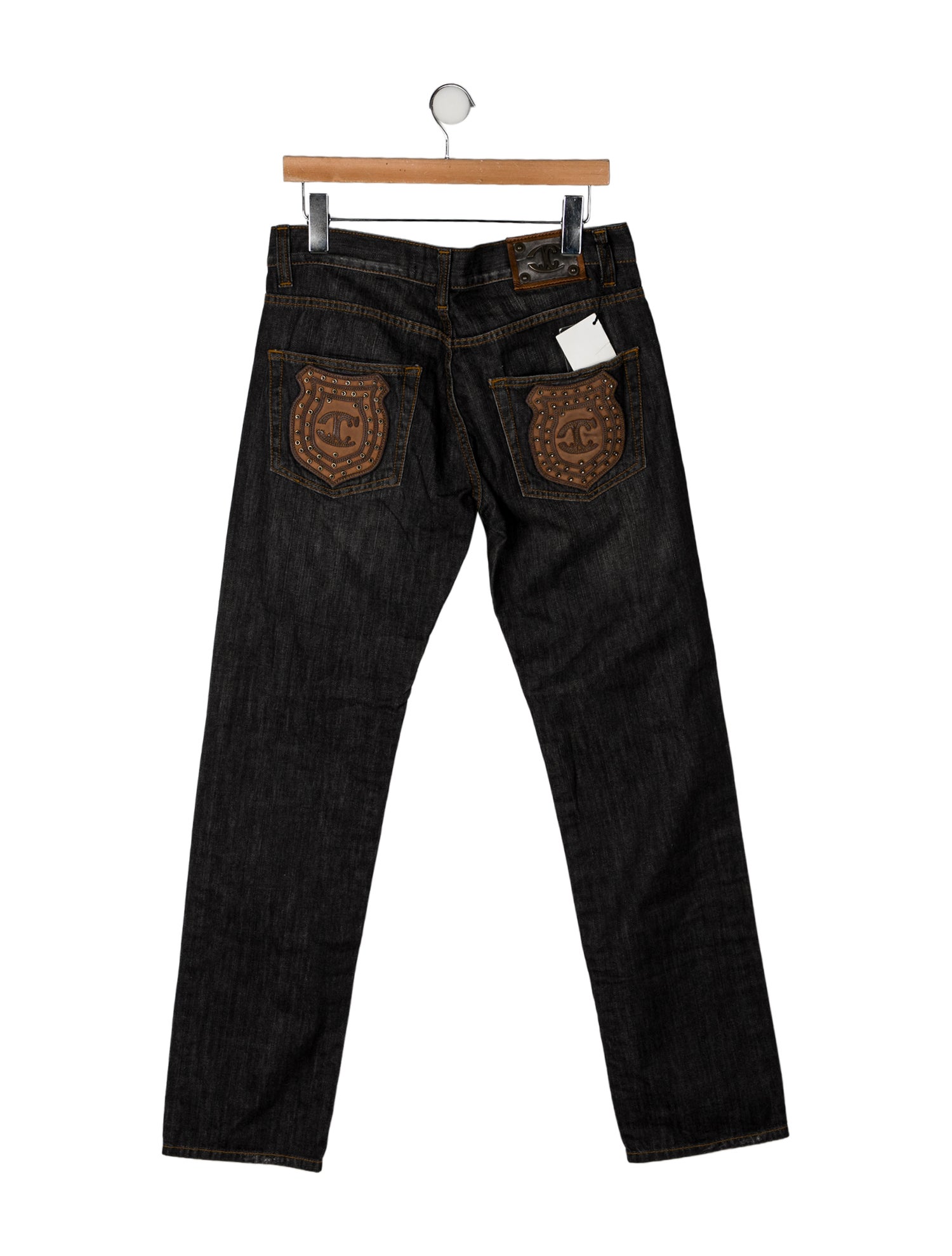 Just Cavalli Mid-Rise Straight Leg Jeans w/ Tags