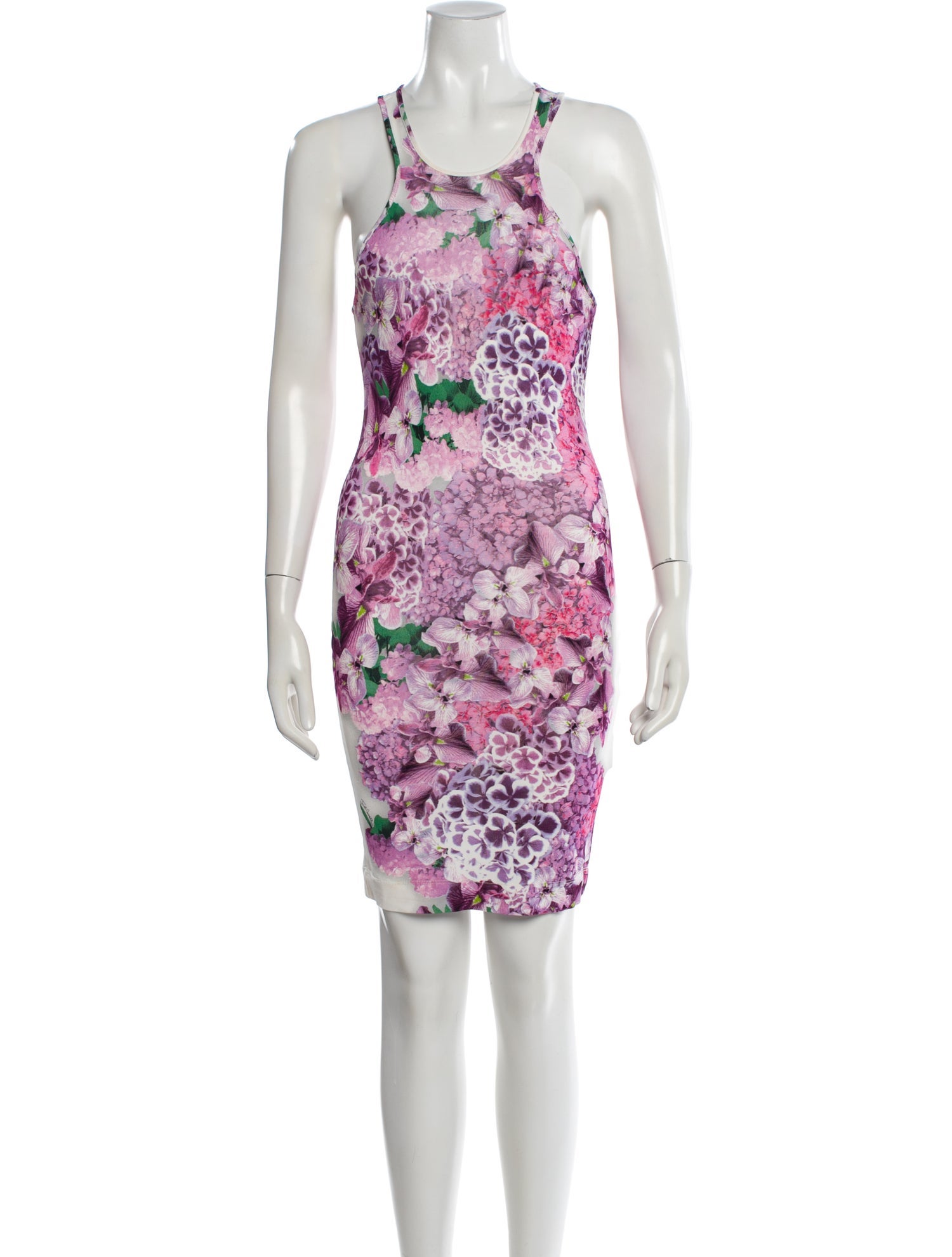 Just Cavalli Floral Print Mini Dress