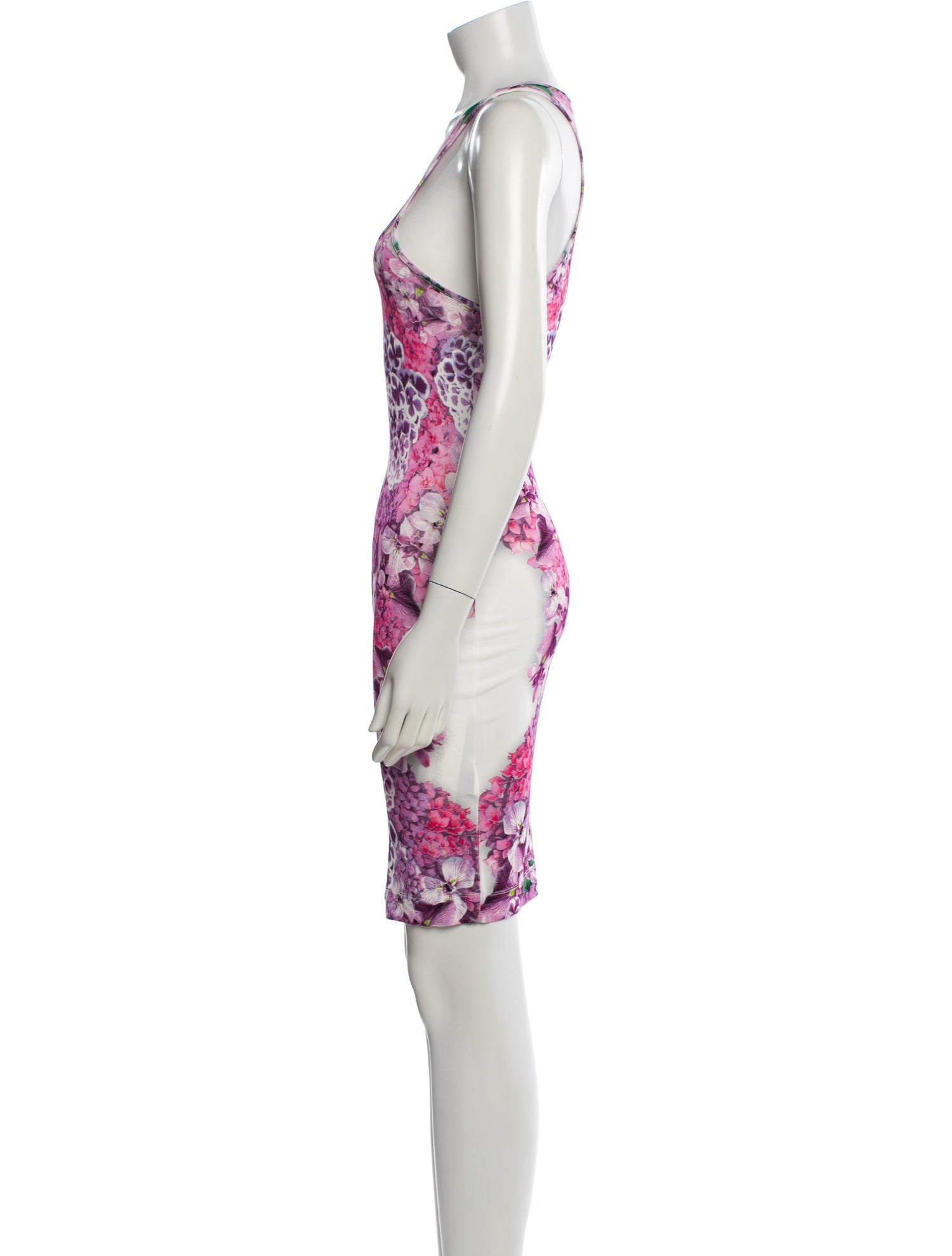 Just Cavalli Floral Print Mini Dress