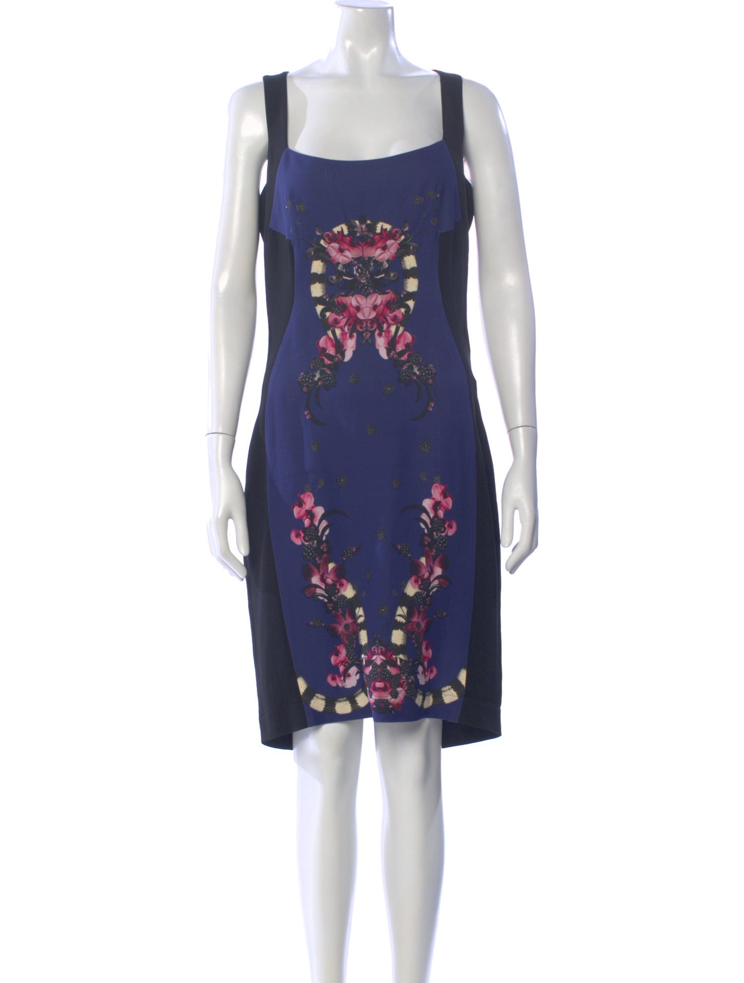 Just Cavalli Printed Knee-Length Dress