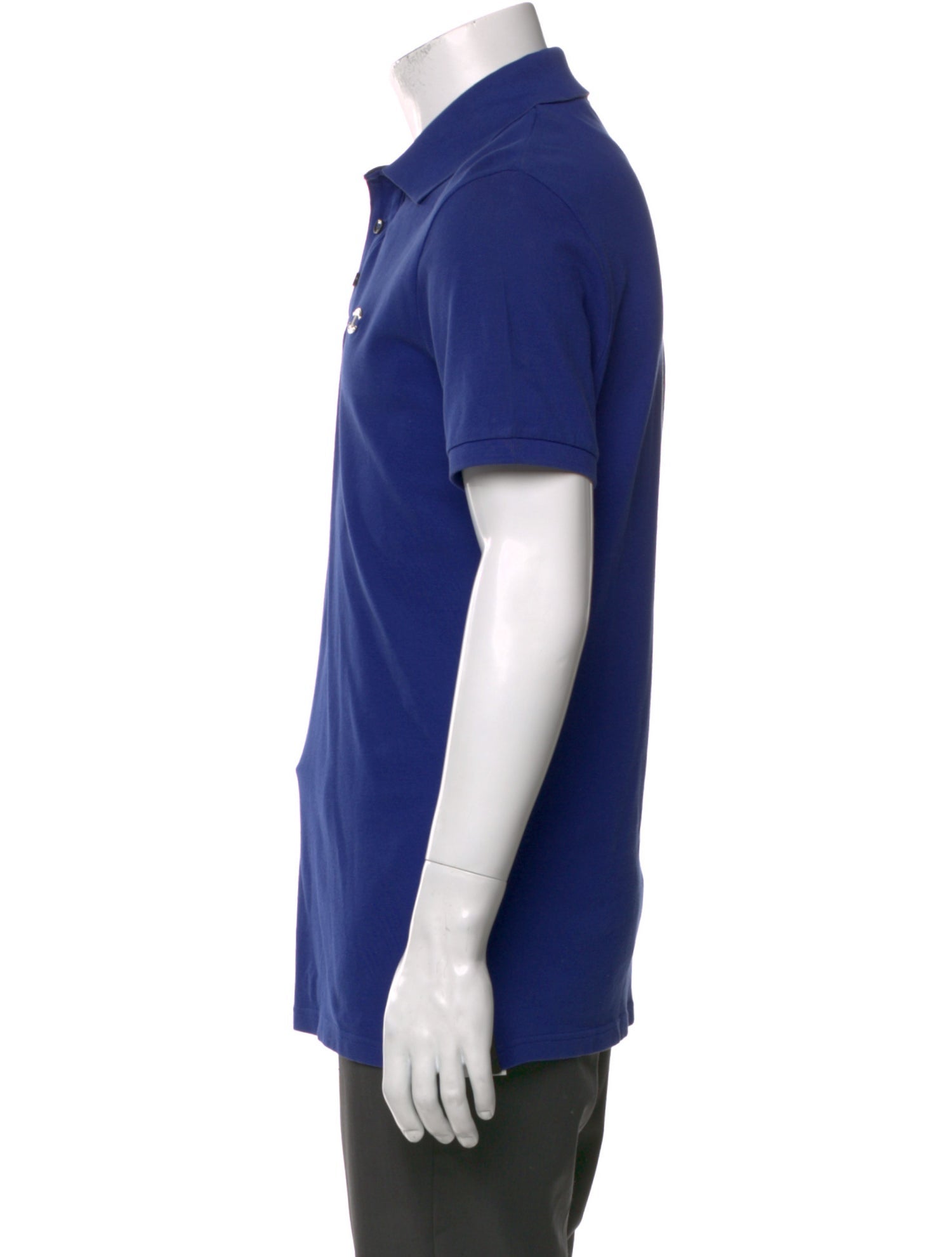 Just Cavalli Crew Neck Short Sleeve Polo Shirt