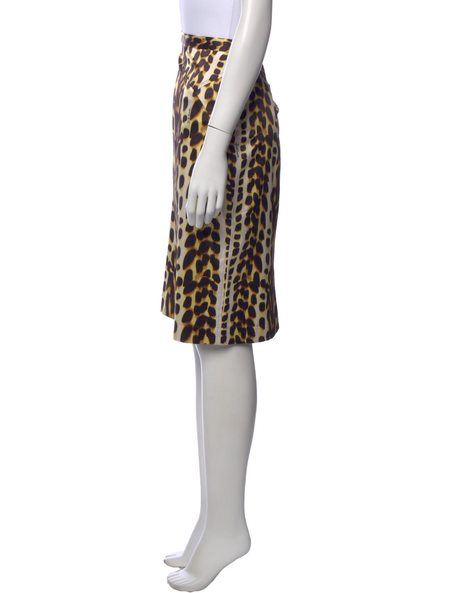 Just Cavalli Animal Print Knee-Length Skirt