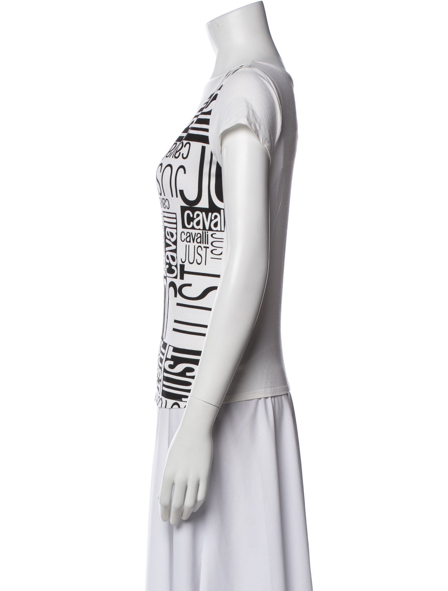 Just Cavalli Vintage Graphic Print T-Shirt
