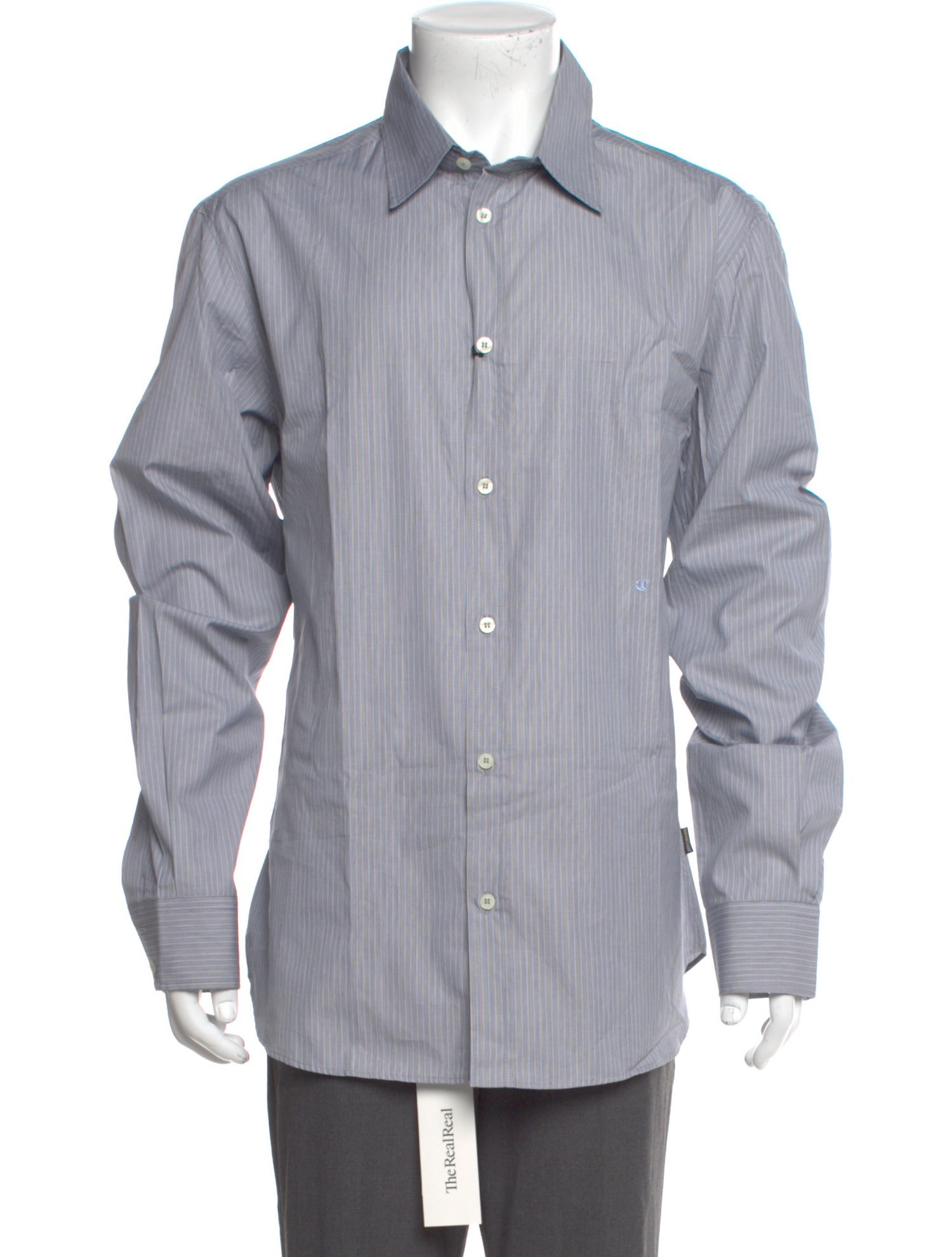 Just Cavalli Striped Long Sleeve Dress Shirt