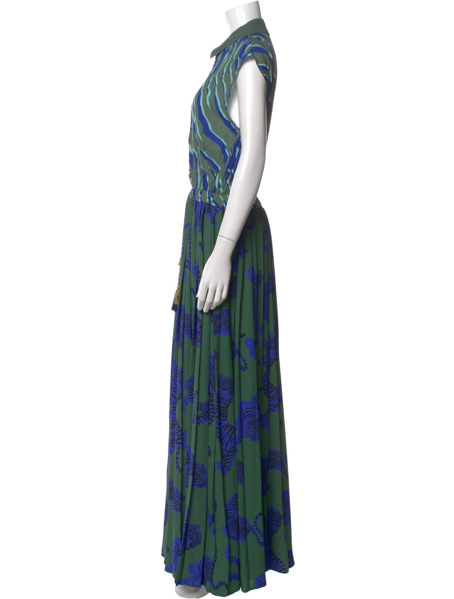 Just Cavalli Printed Long Dress