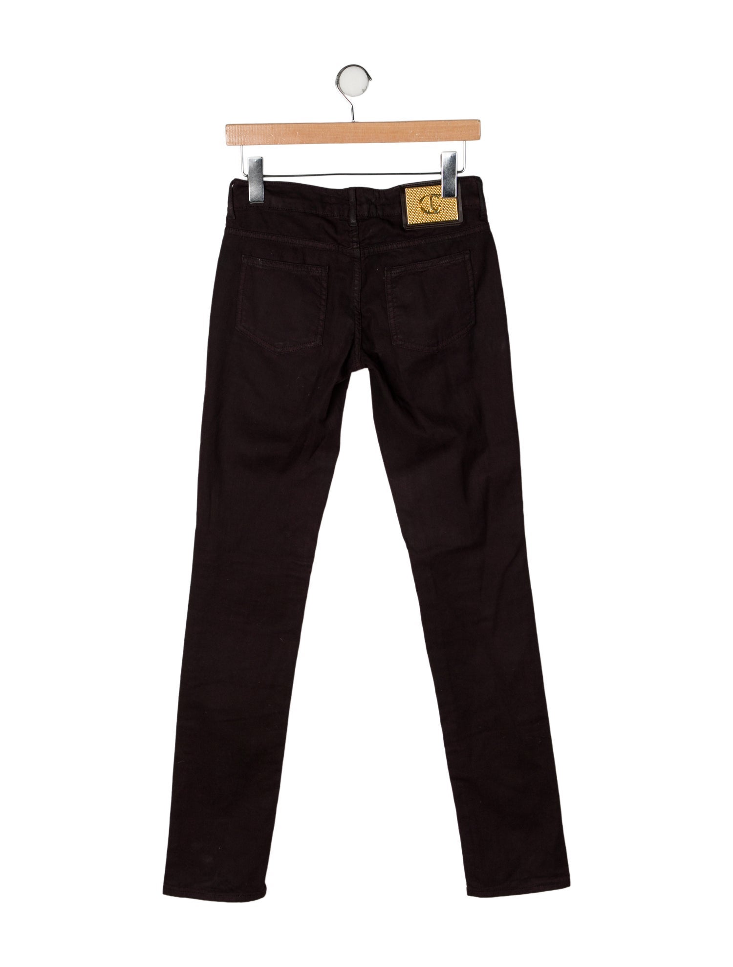 Just Cavalli Mid-Rise Straight Leg Jeans