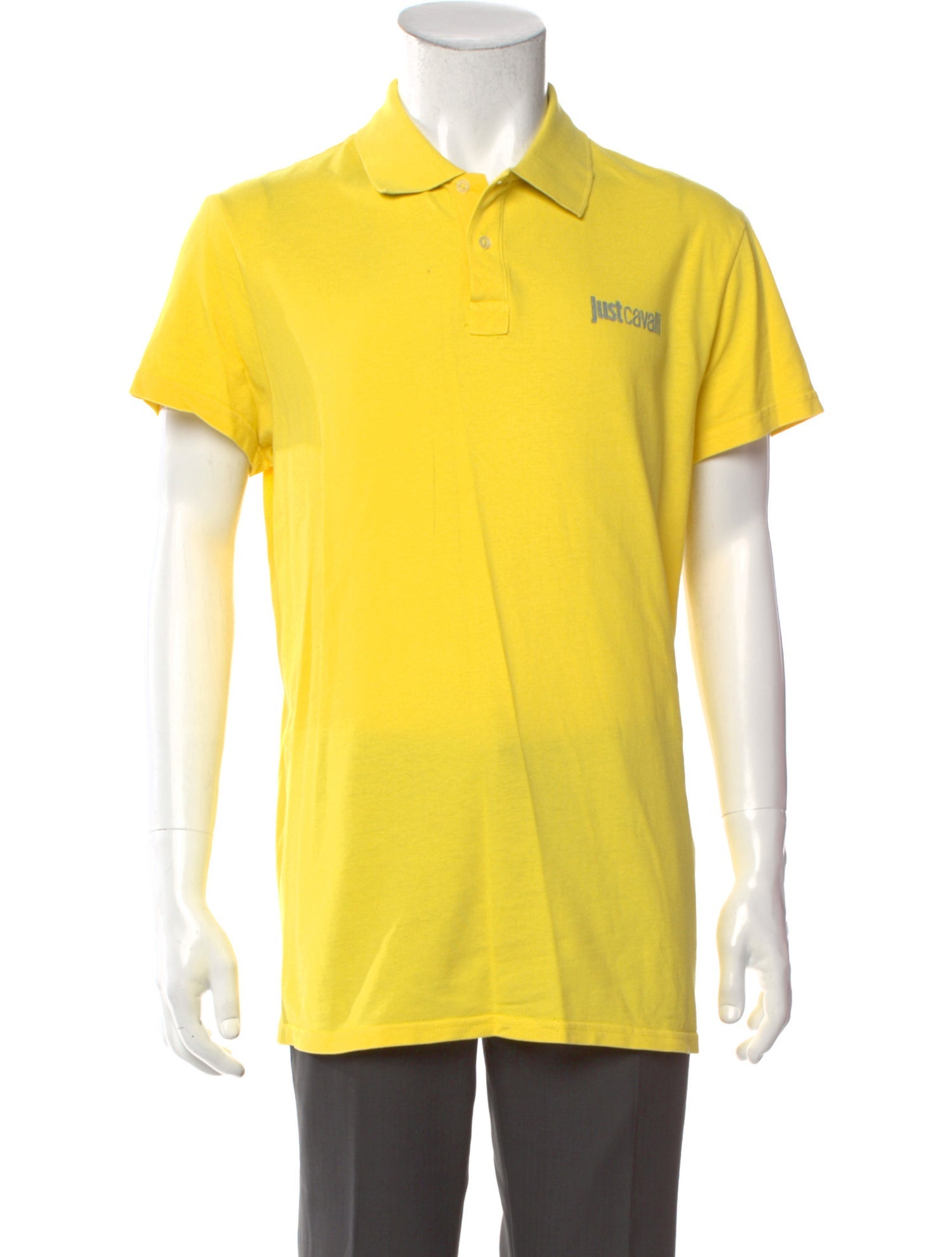 Just Cavalli Collar Short Sleeve Polo Shirt