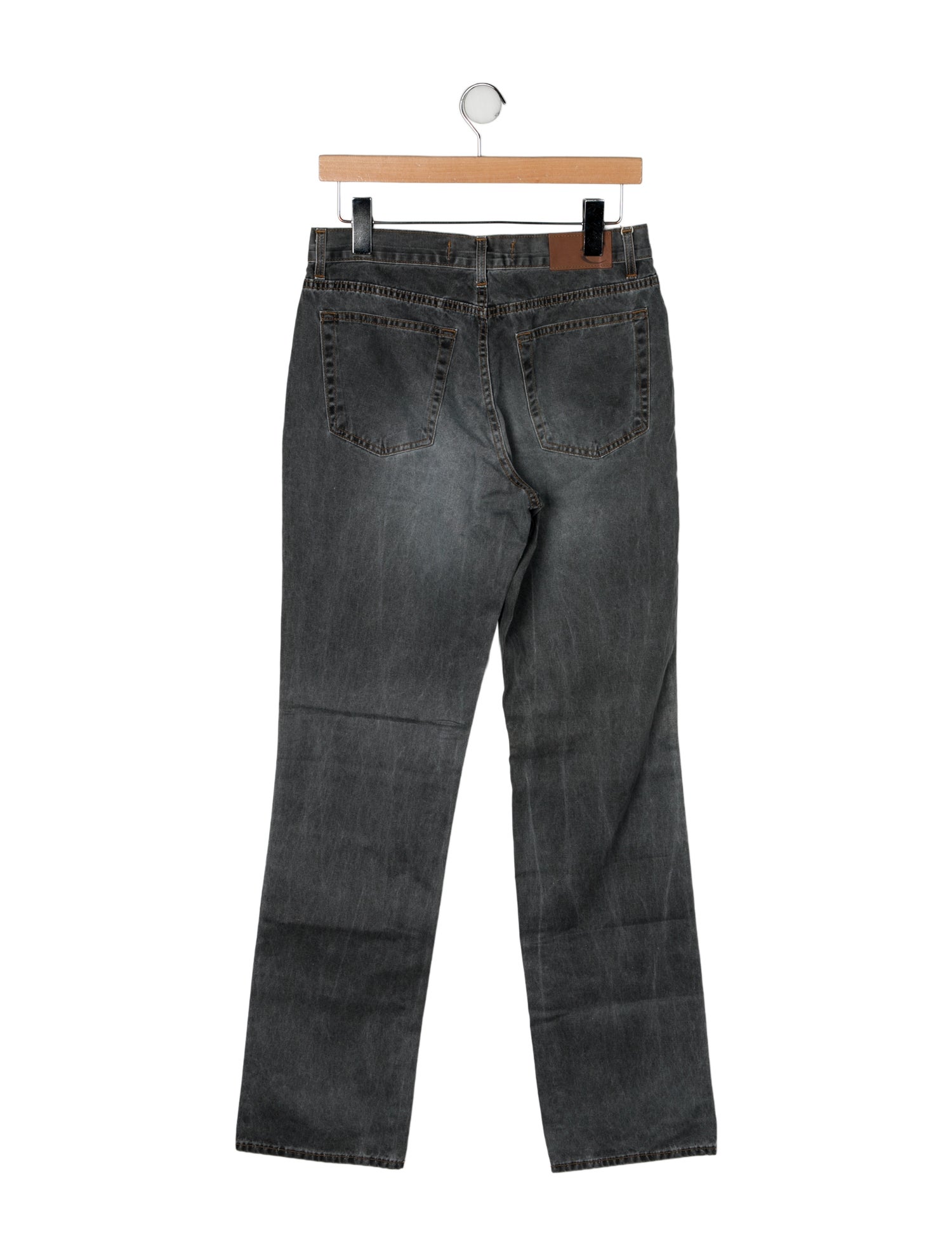 Just Cavalli Mid-Rise Straight Leg Jeans