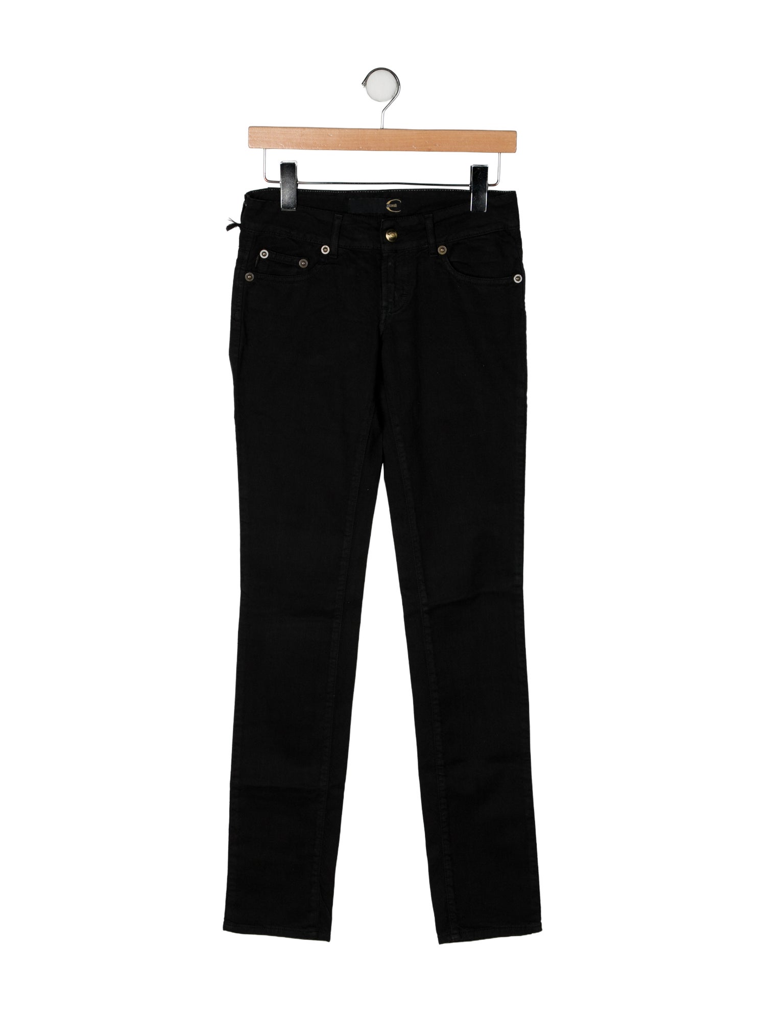 Just Cavalli Low-Rise Straight Leg Jeans w/ Tags