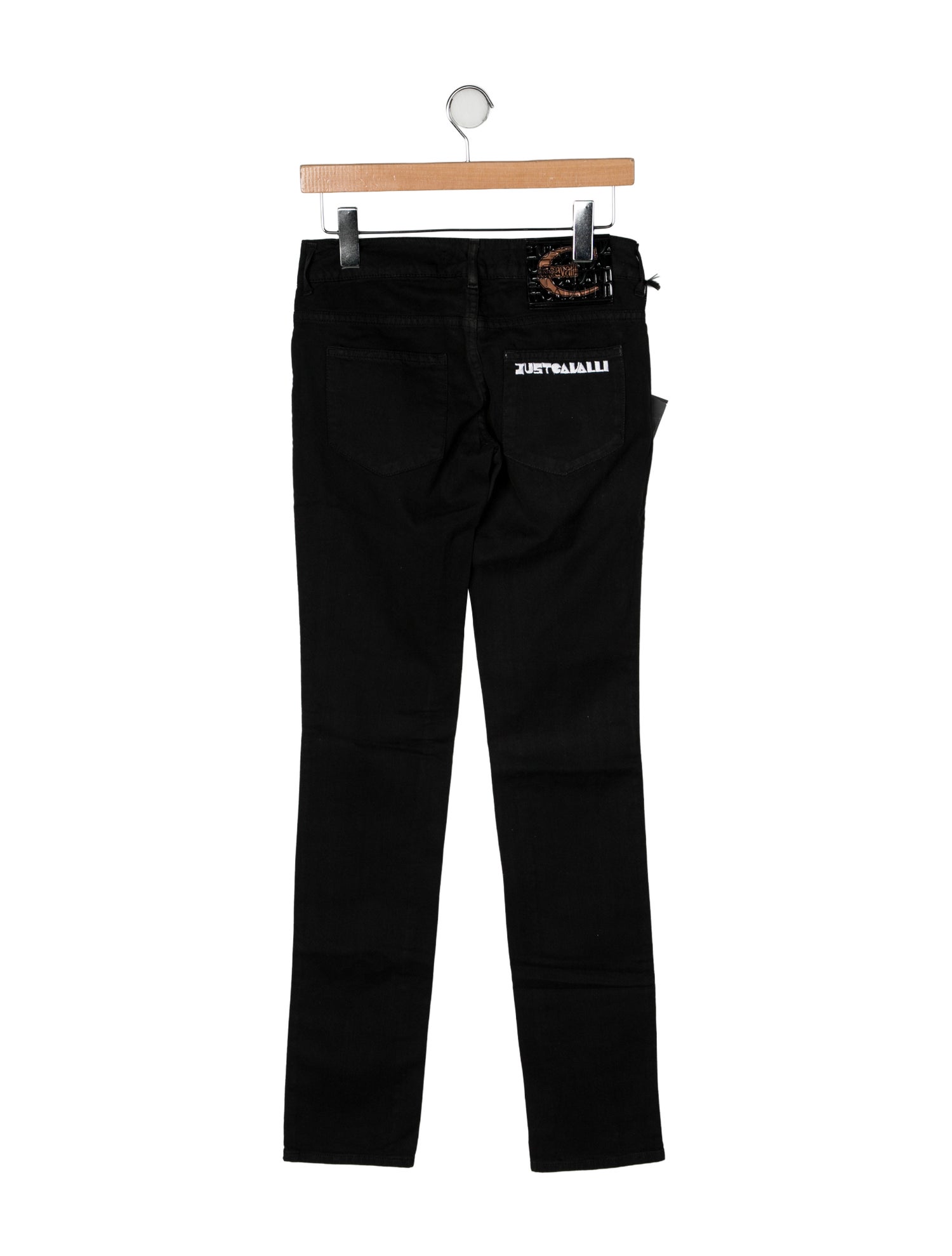 Just Cavalli Low-Rise Straight Leg Jeans w/ Tags