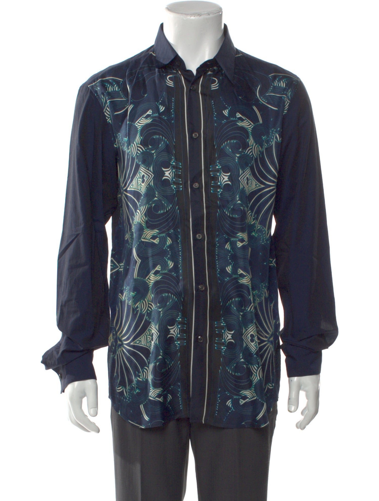 Just Cavalli Silk Printed Shirt