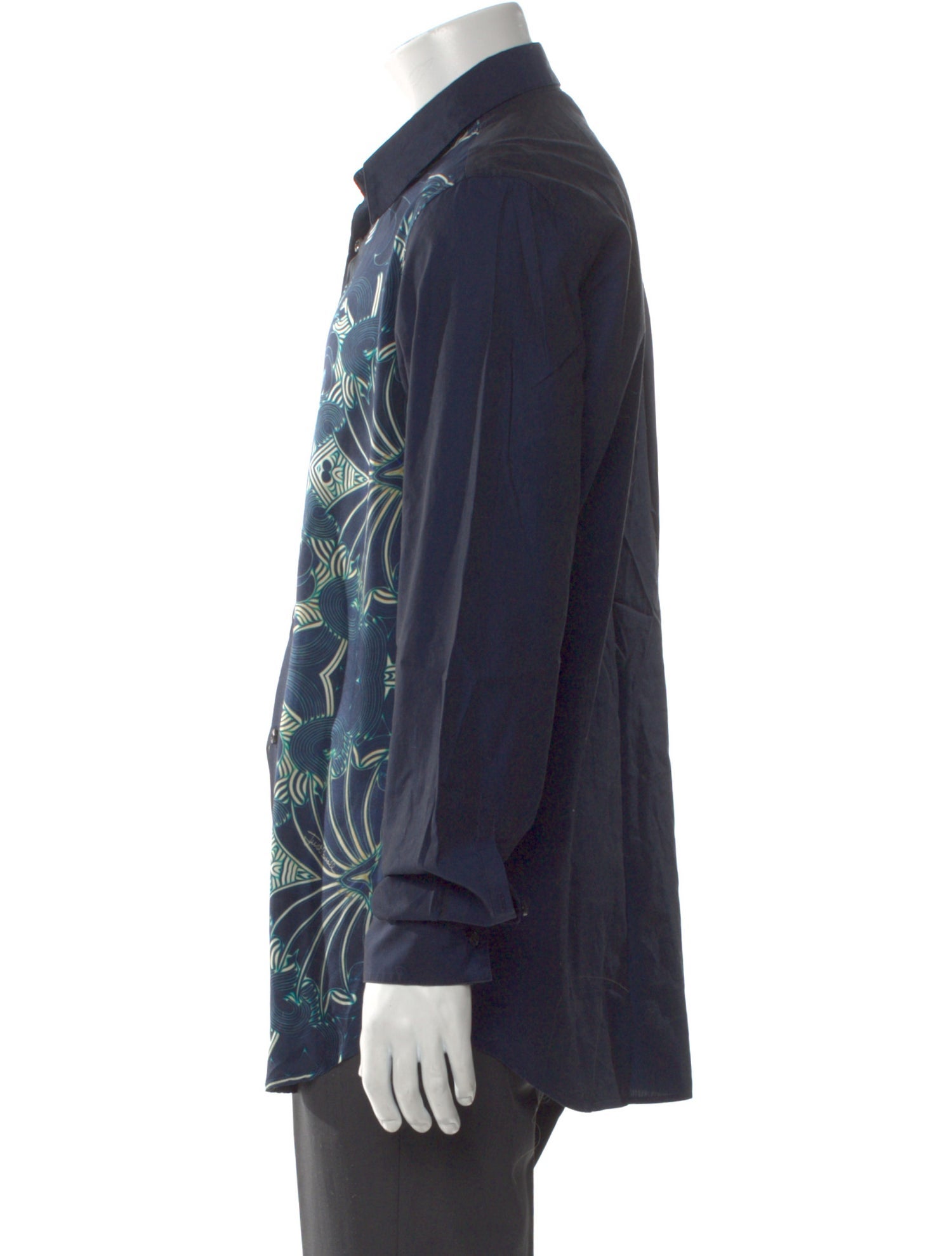 Just Cavalli Silk Printed Shirt