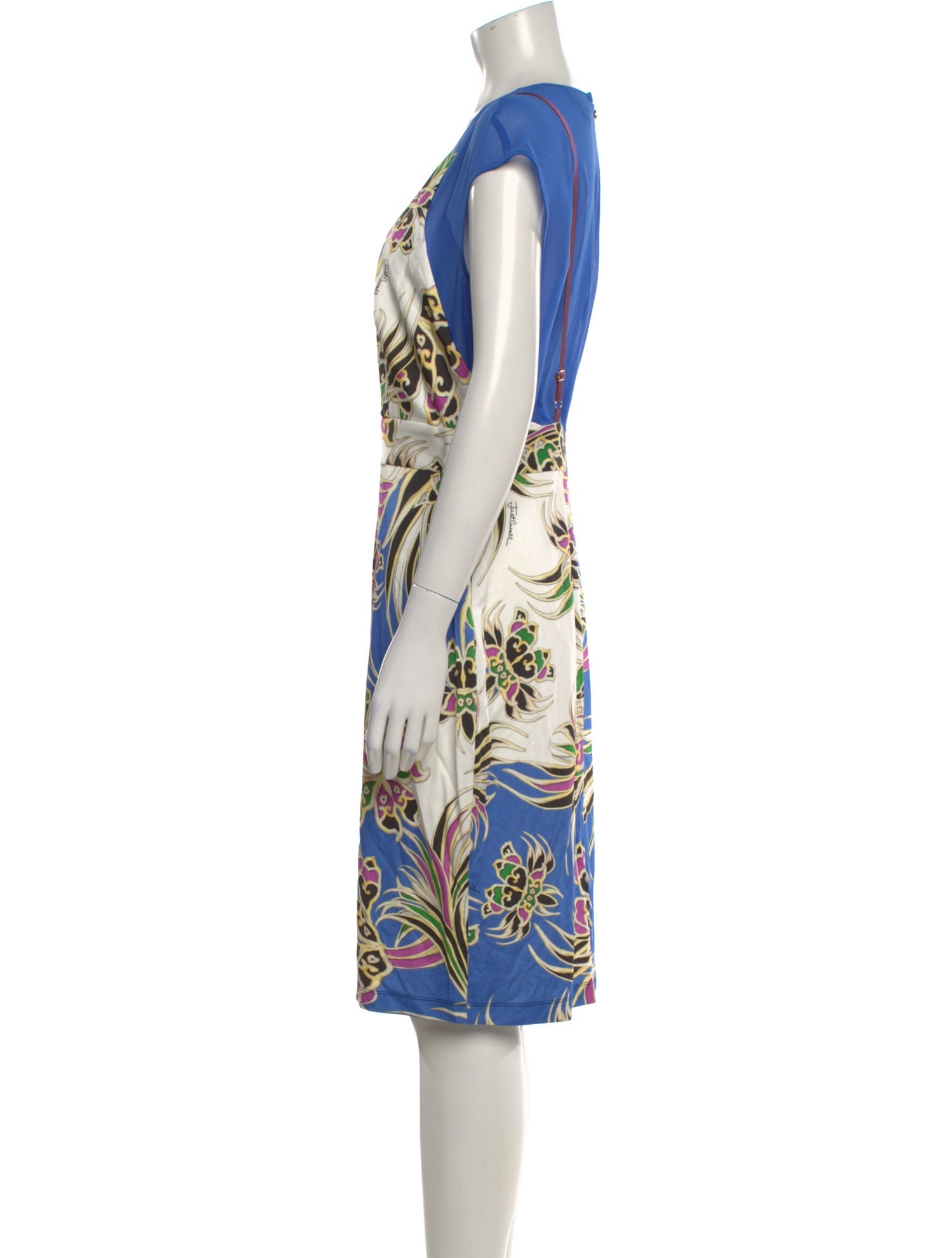 Just Cavalli Printed Knee-Length Dress