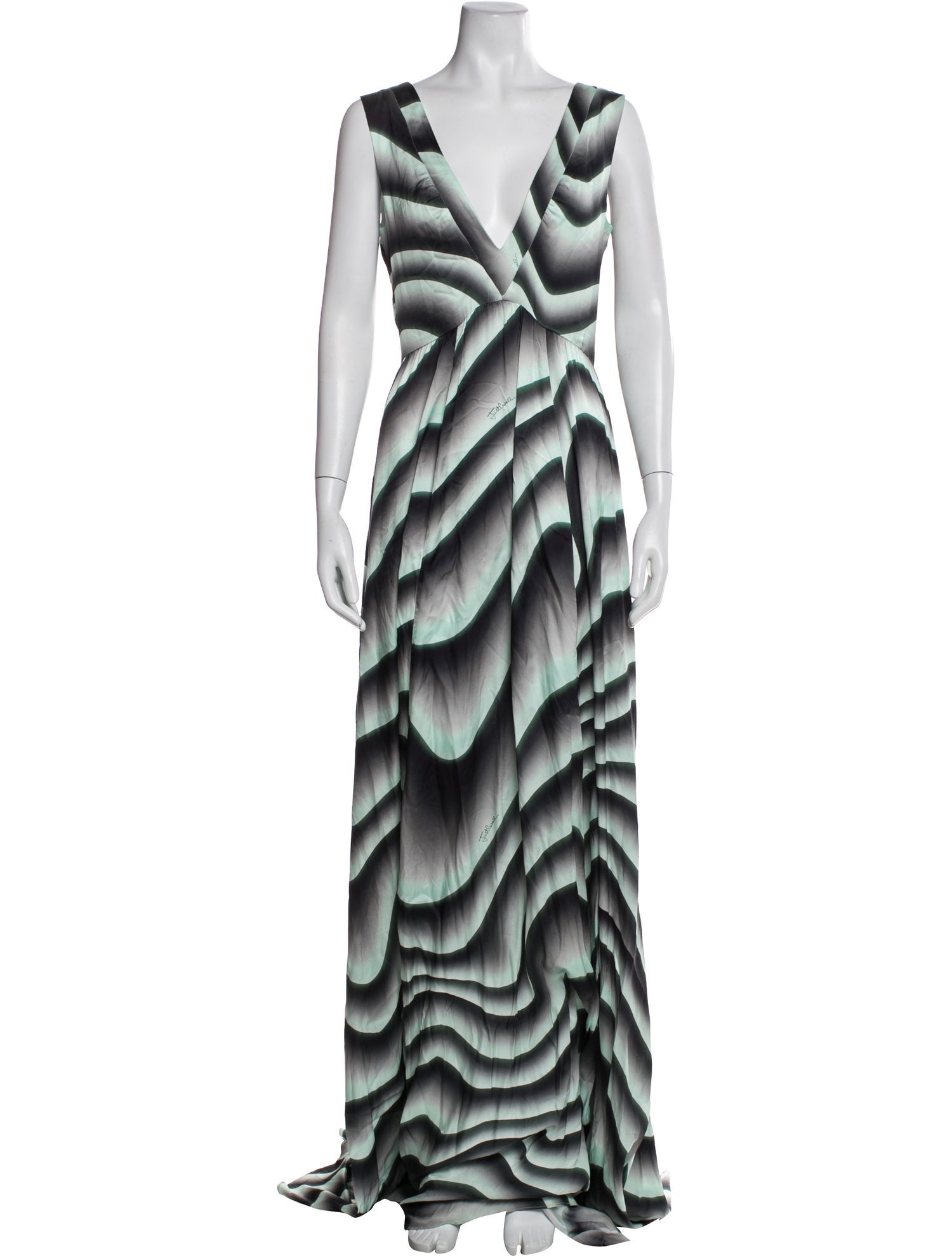 Just Cavalli Printed Long Dress w/ Tags