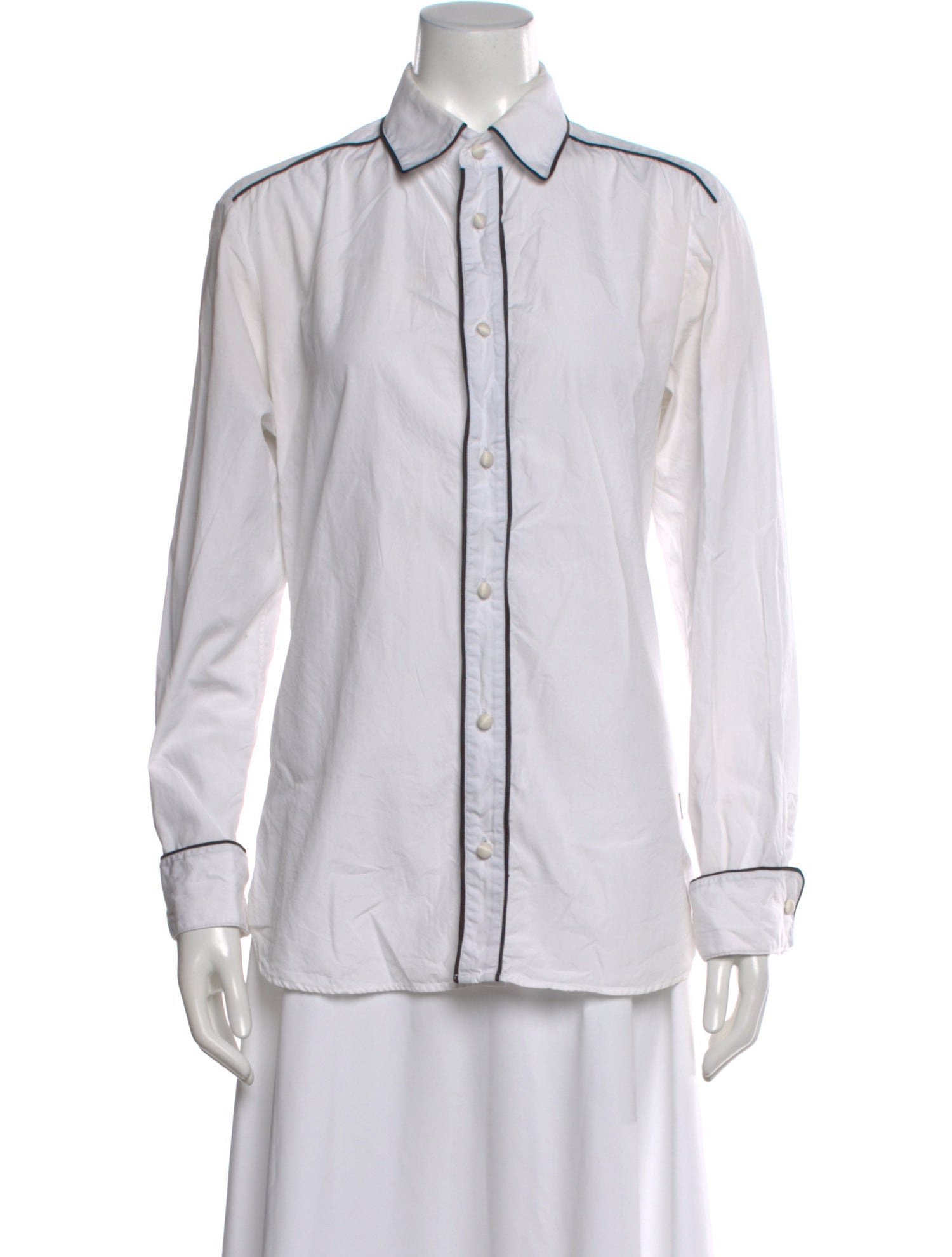Just Cavalli Long Sleeve Button-Up Top
