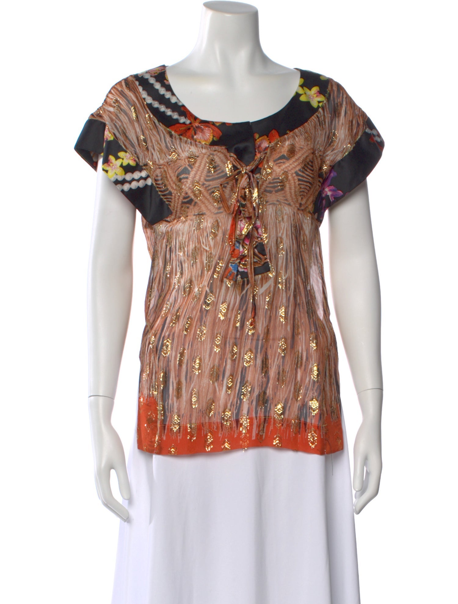 Just Cavalli Vintage Silk Blouse