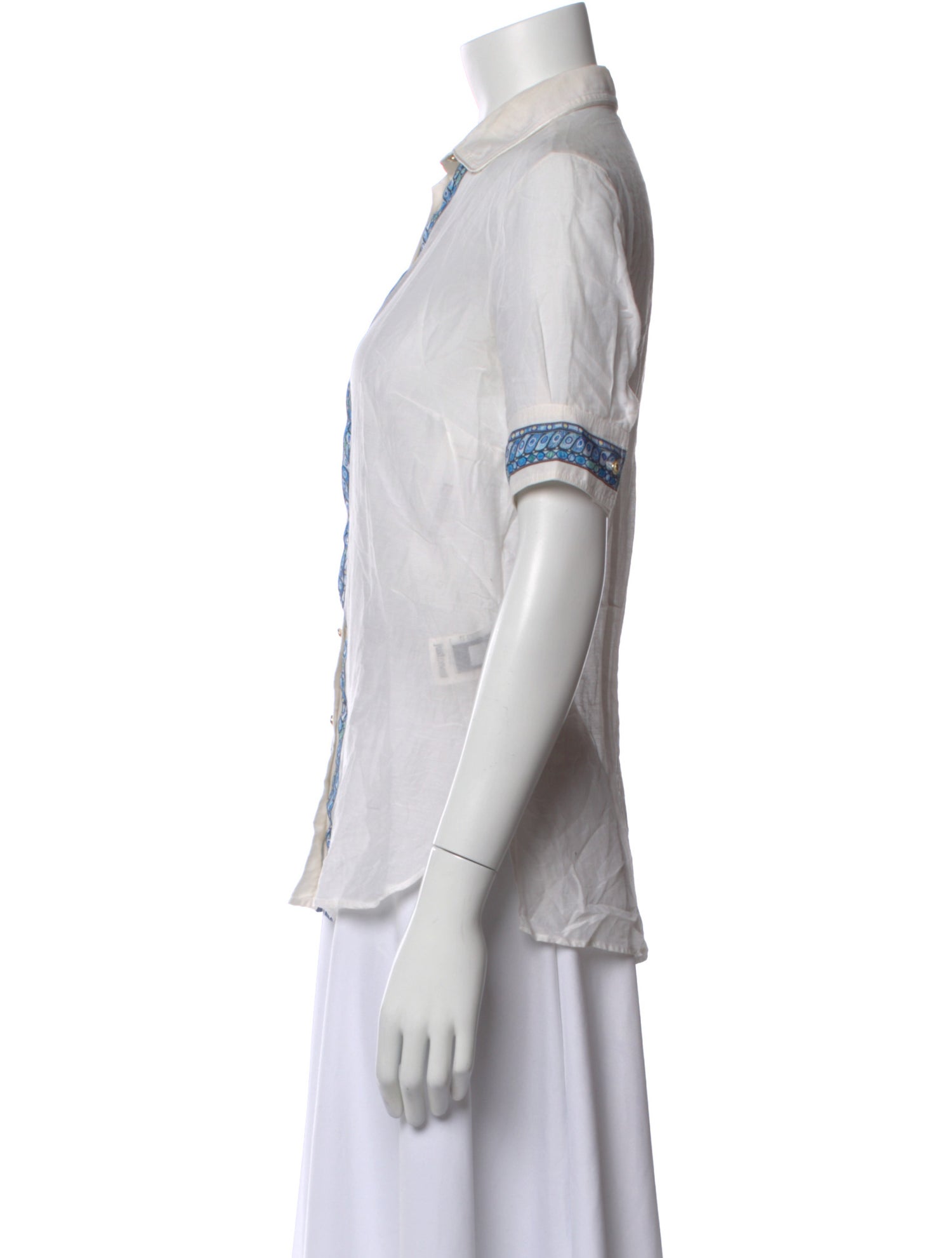 Just Cavalli Printed Short Sleeve Top