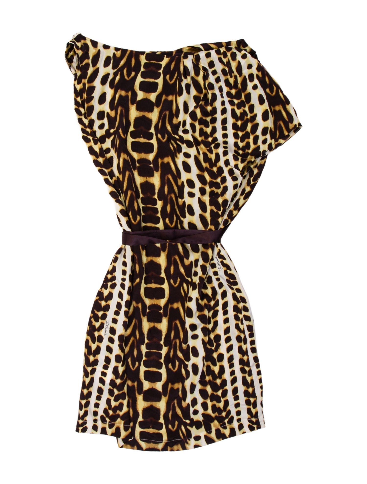 Just Cavalli Silk Mini Dress
